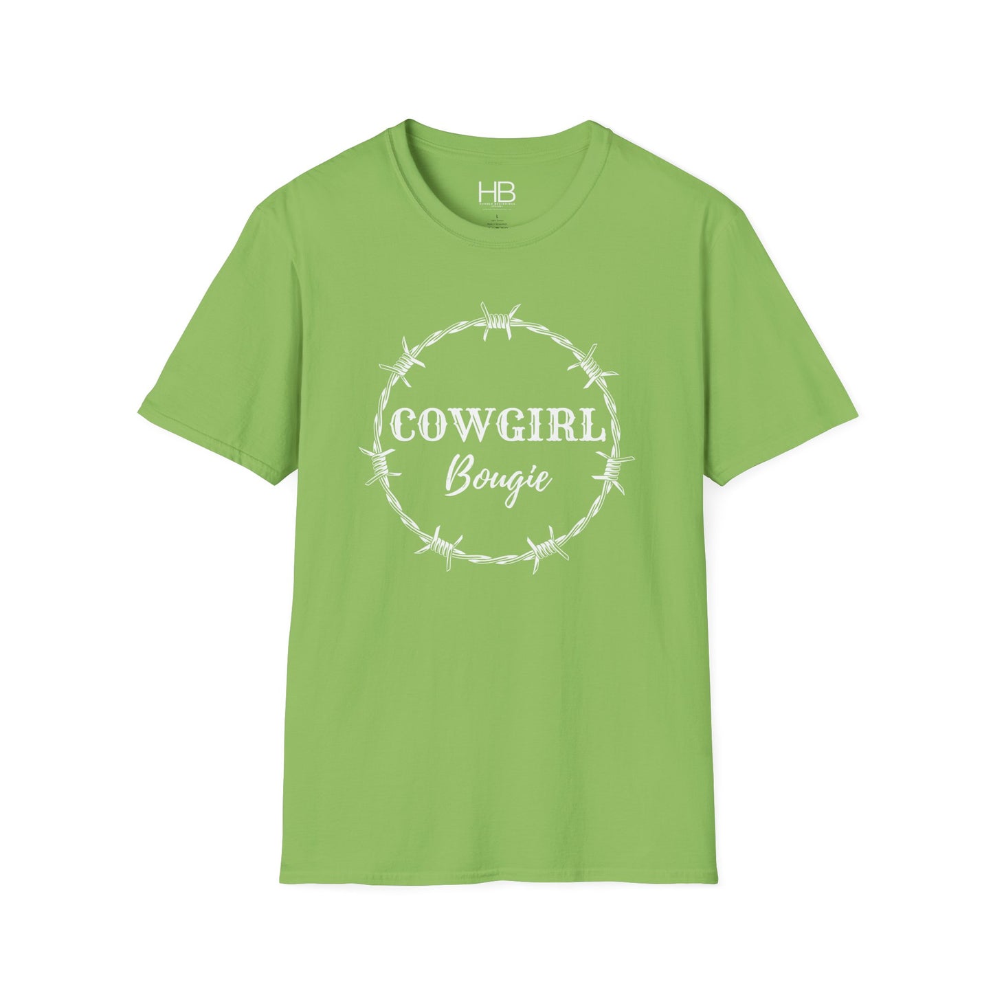 Cowgirl Bougie Barbed Wire Circle Unisex Softstyle T-Shirt