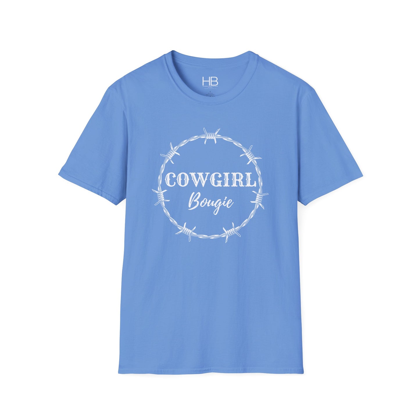 Cowgirl Bougie Barbed Wire Circle Unisex Softstyle T-Shirt