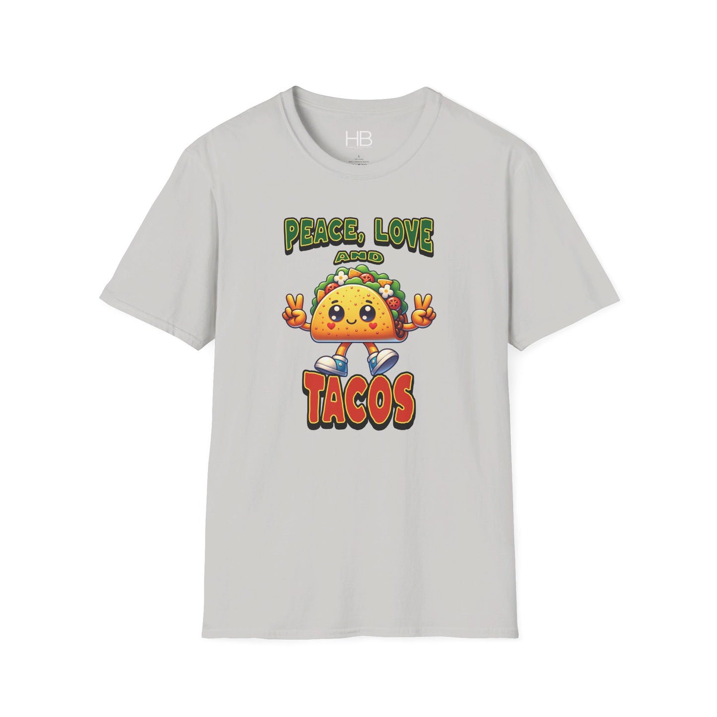 Peace Love and Tacos Unisex Softstyle T-Shirt