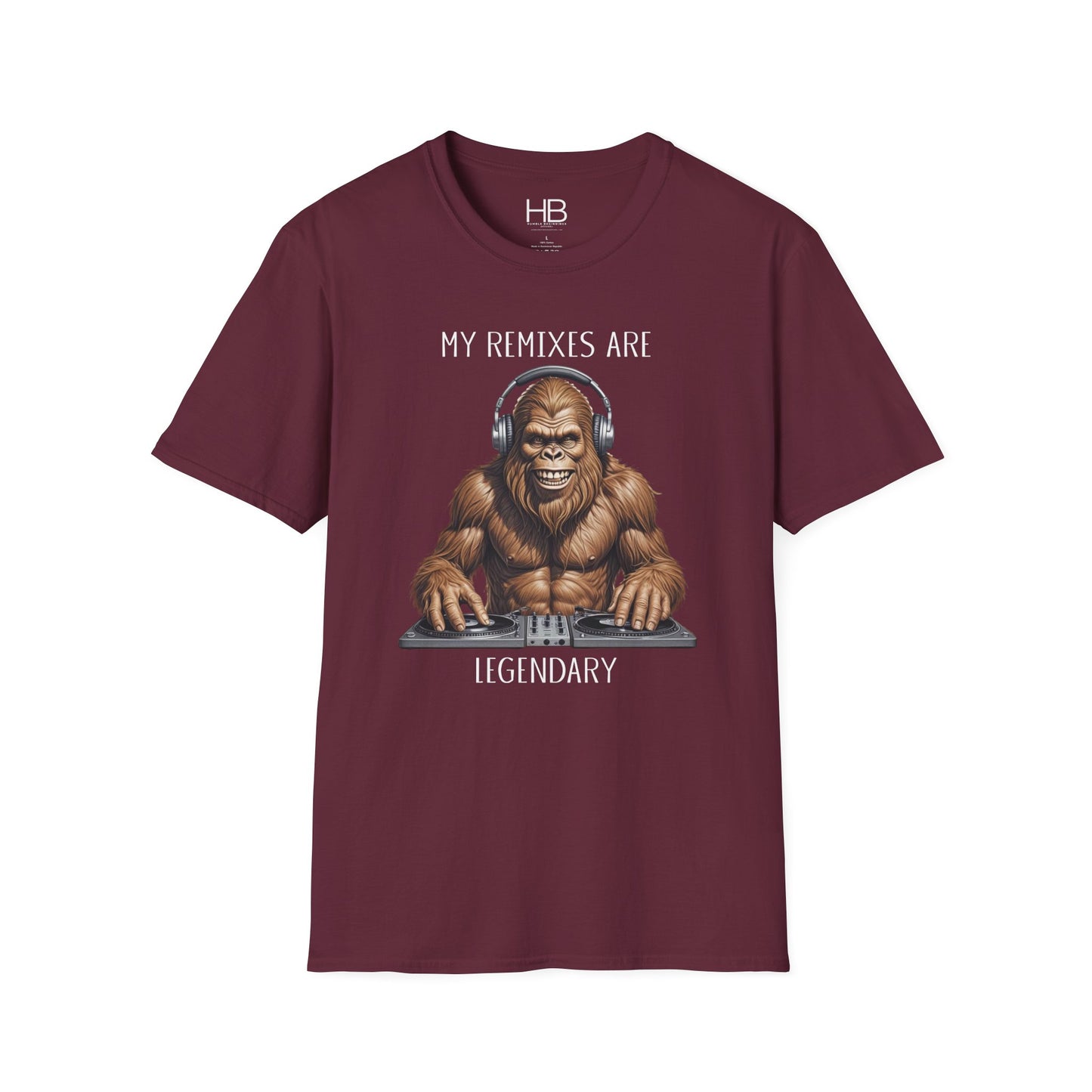 Sasquatch DJ Unisex Softstyle T-Shirt