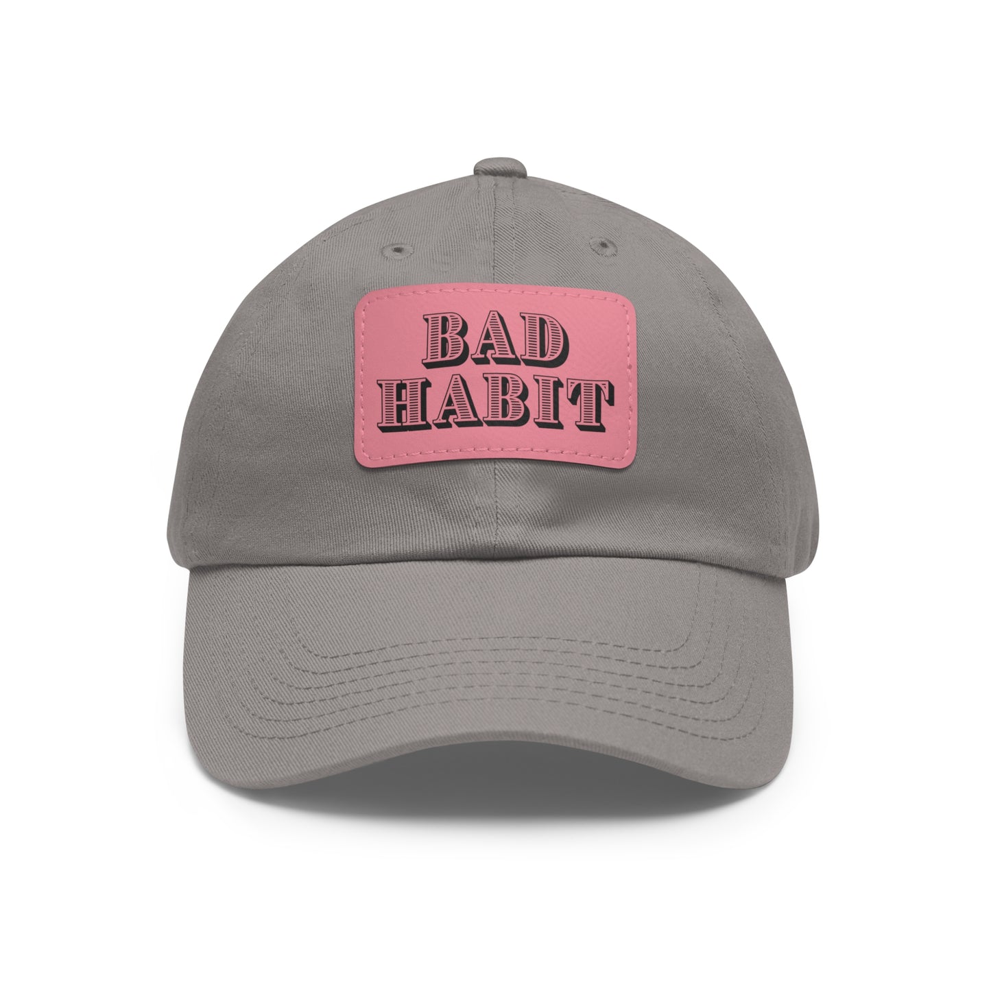 Bad Habit Hat with Leather Patch (Rectangle)