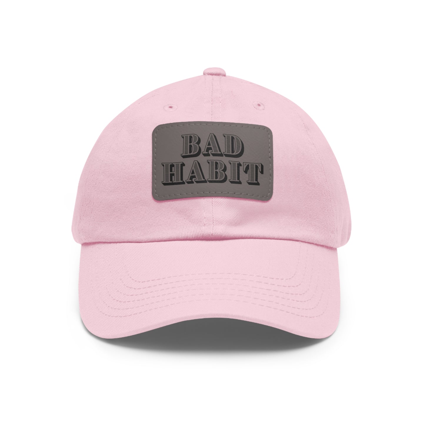 Bad Habit Hat with Leather Patch (Rectangle)