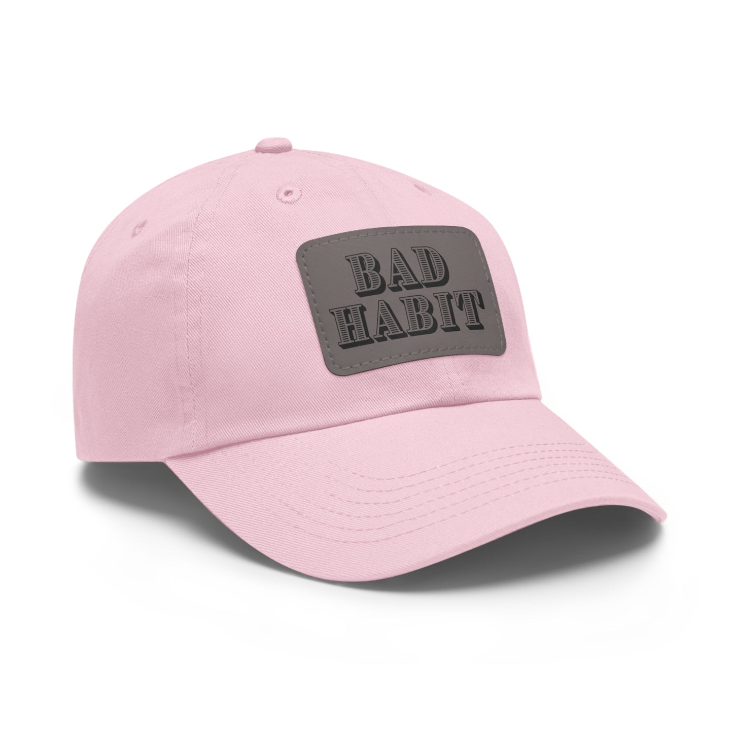 Bad Habit Hat with Leather Patch (Rectangle)