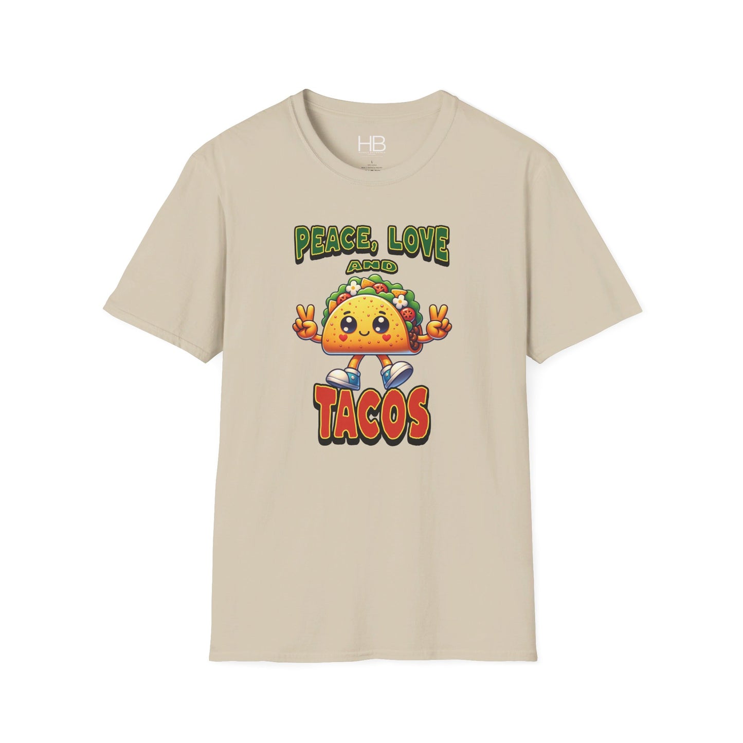 Peace Love and Tacos Unisex Softstyle T-Shirt