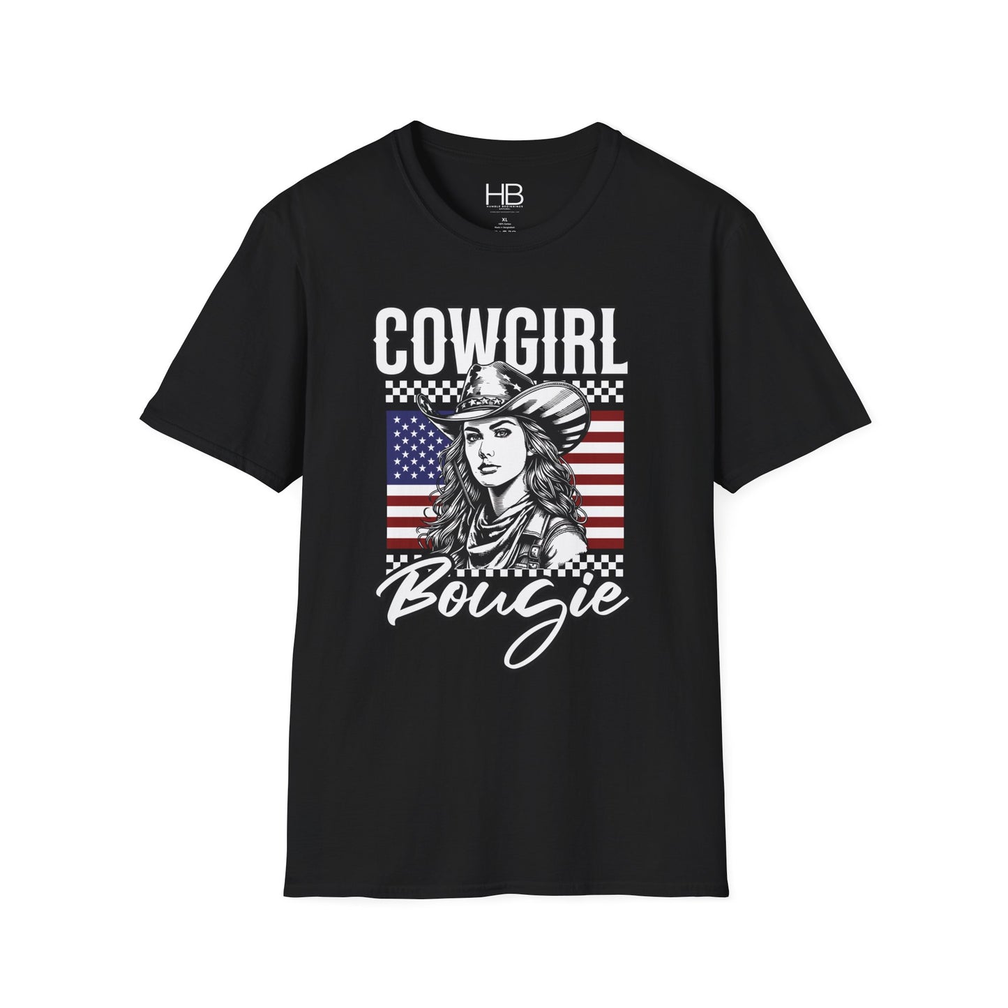 Cowgirl Bougie Flag T-Shirt