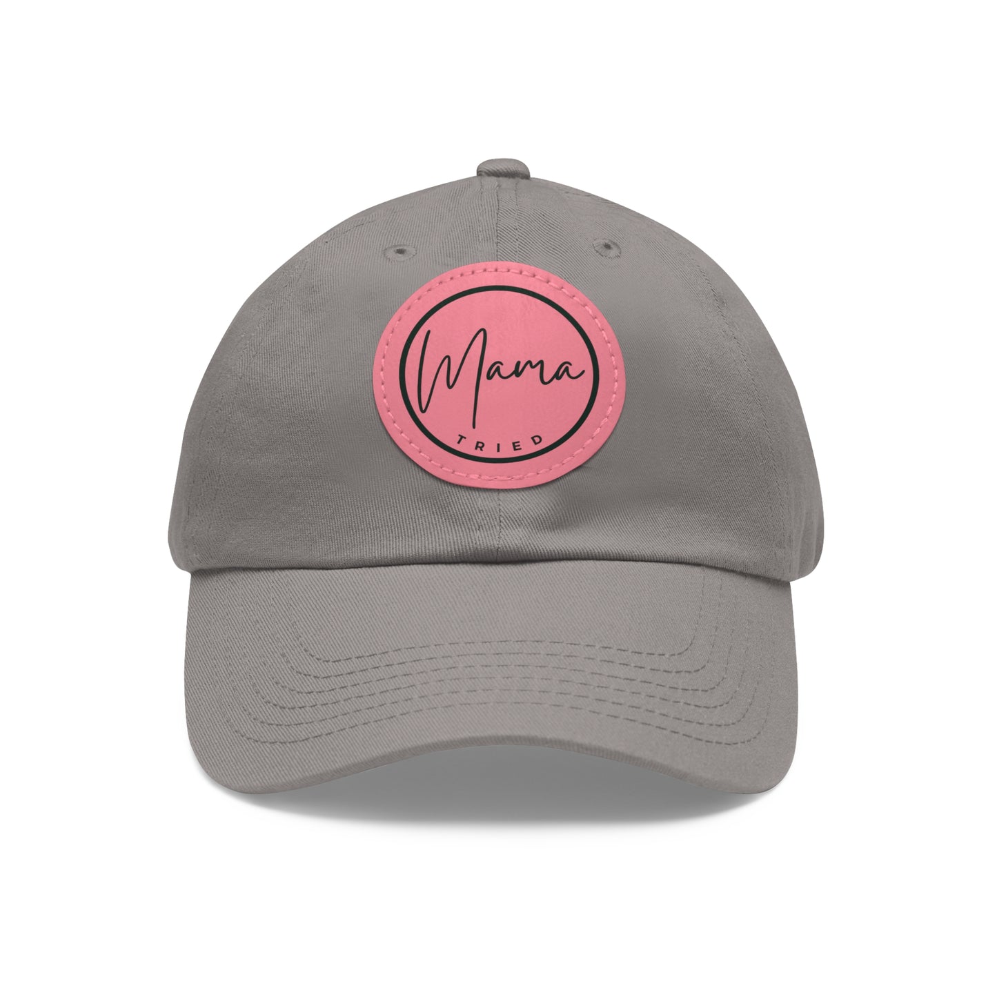 Mama Tried Hat with Leather Patch (Round)