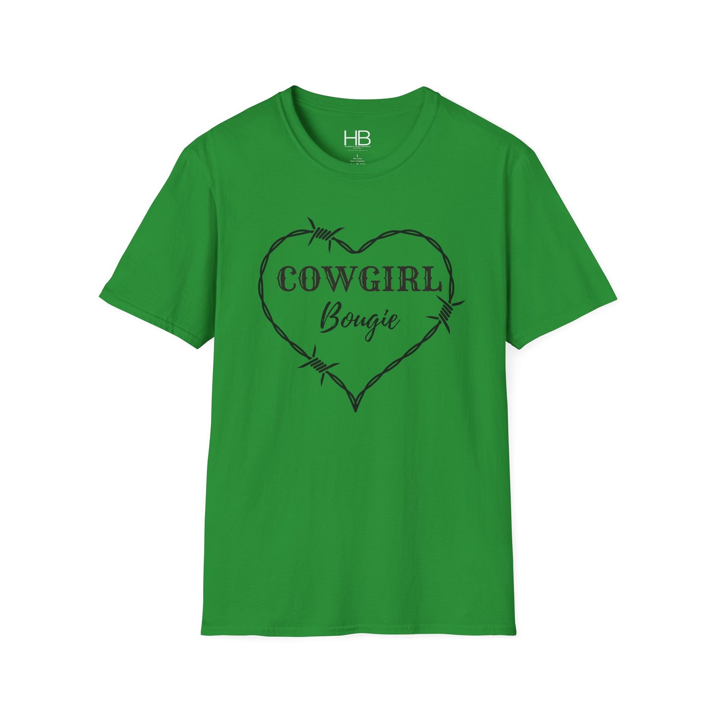 Cowgirl Bougie Barbed Heart Unisex Softstyle T-Shirt