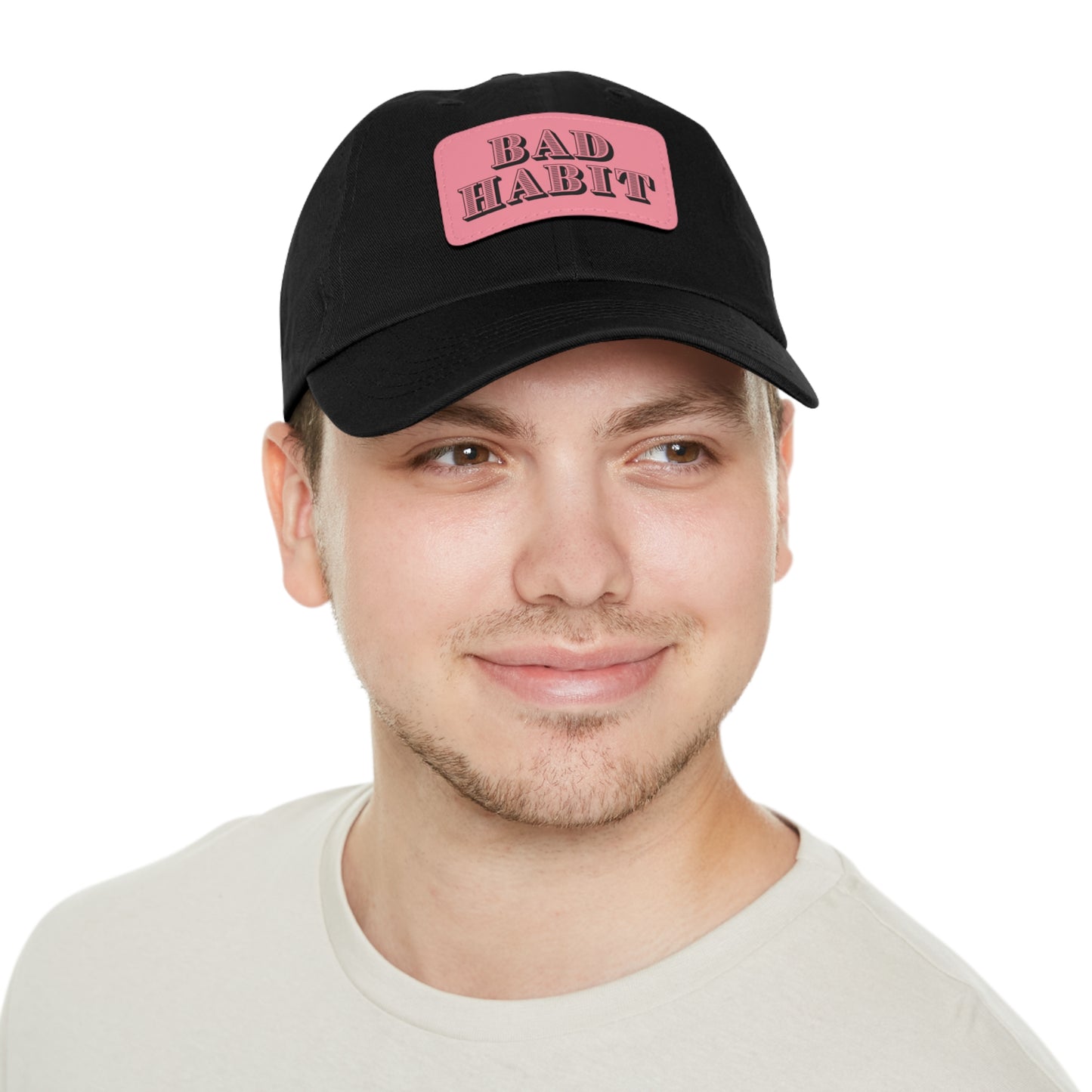 Bad Habit Hat with Leather Patch (Rectangle)