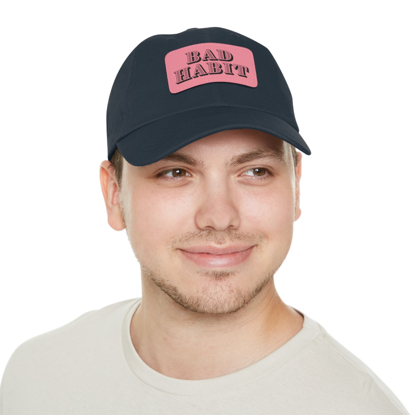 Bad Habit Hat with Leather Patch (Rectangle)