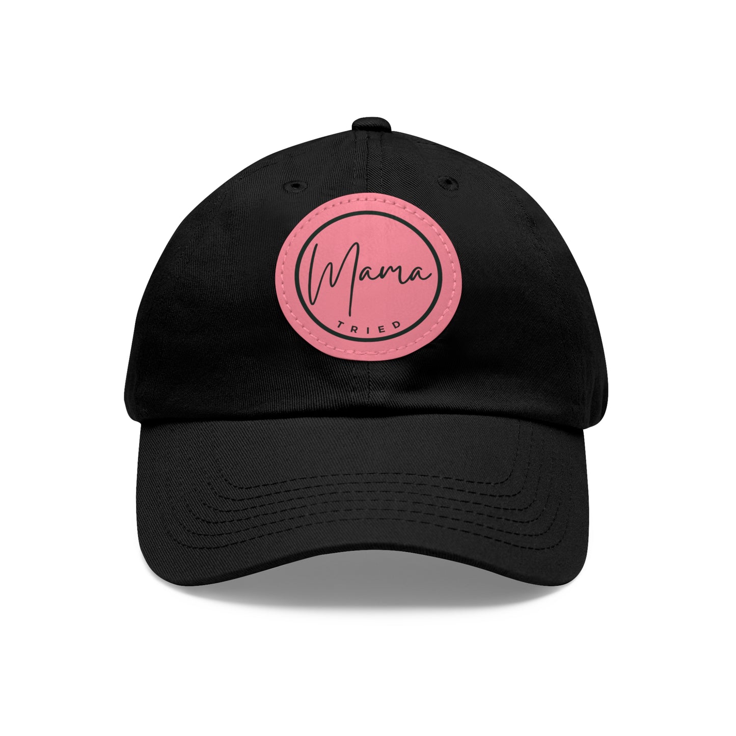 Mama Tried Hat with Leather Patch (Round)