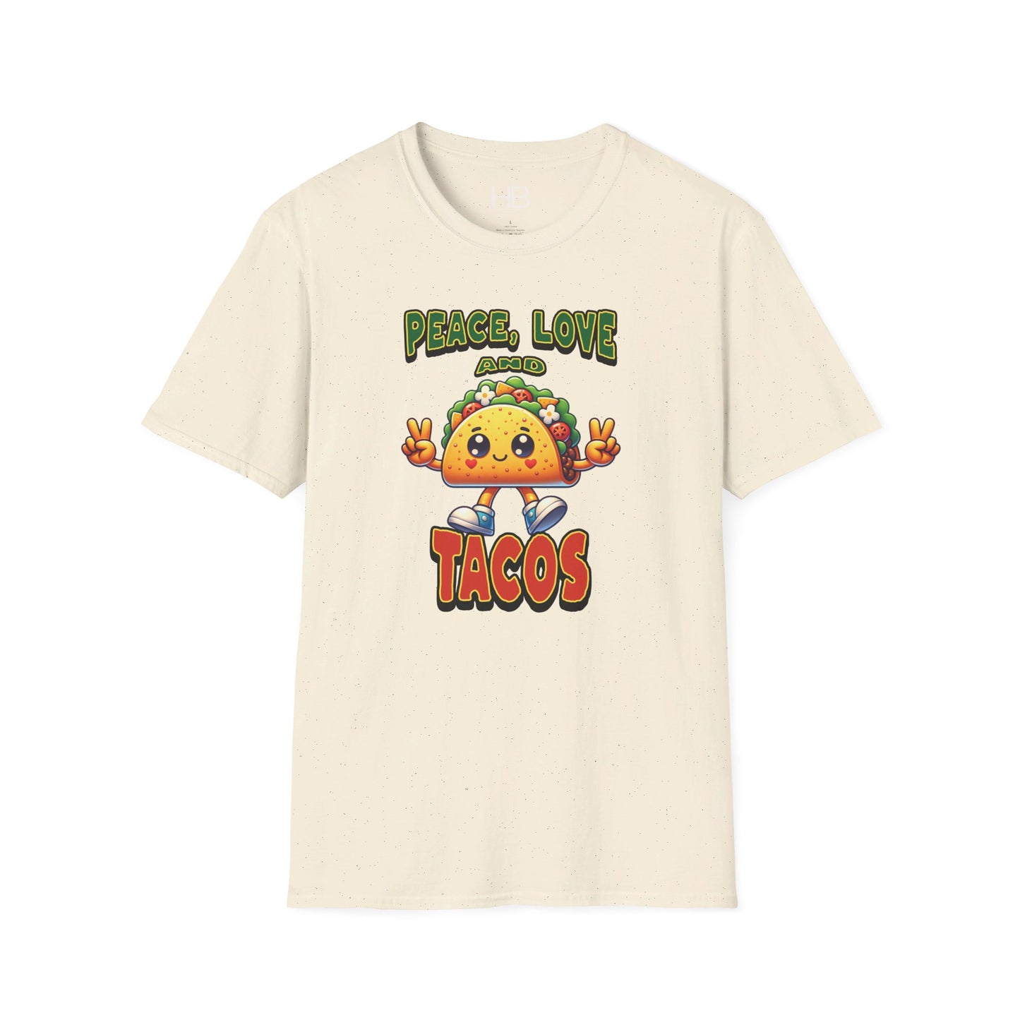 Peace Love and Tacos Unisex Softstyle T-Shirt