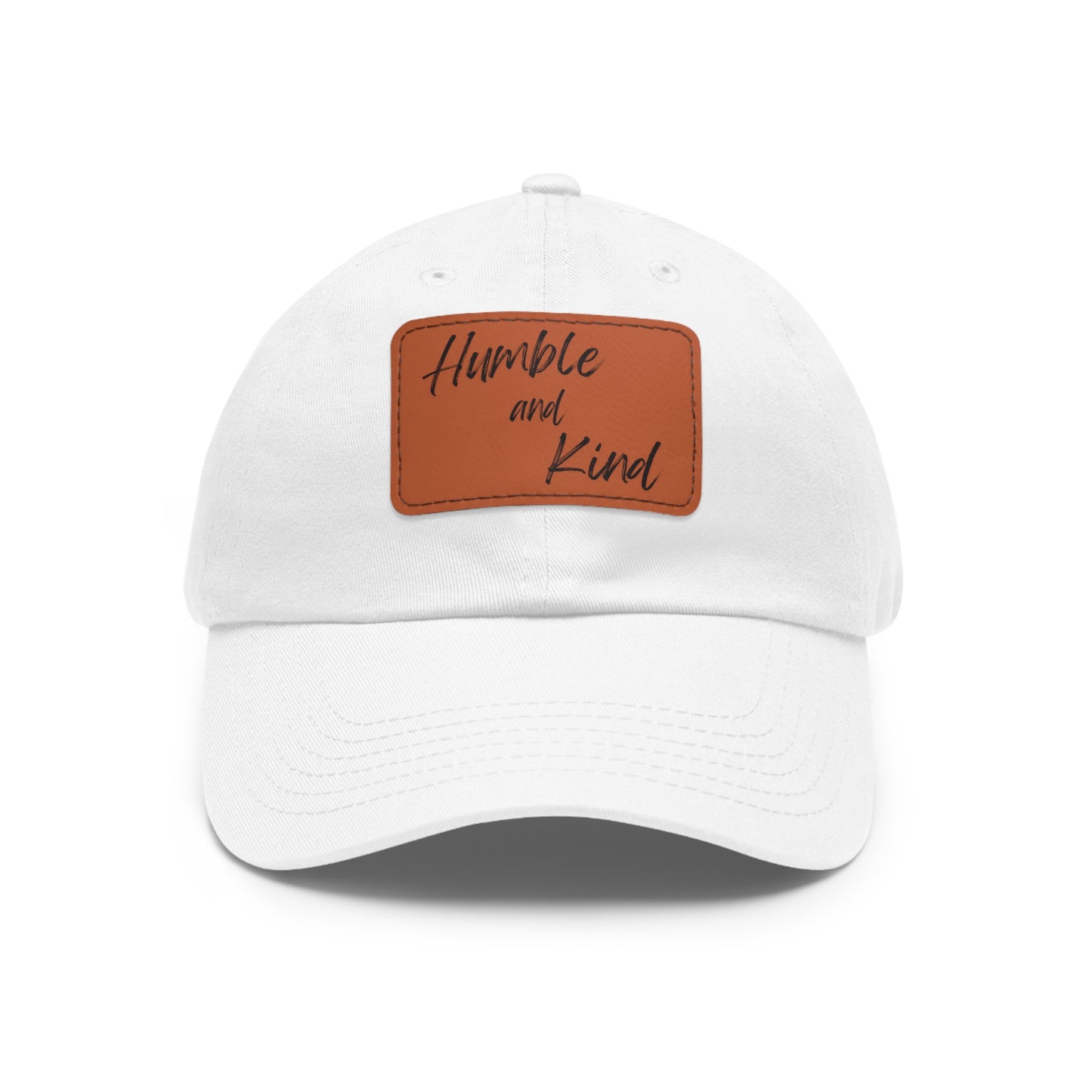 Humble and Kind Hat with Leather Patch (Rectangle)