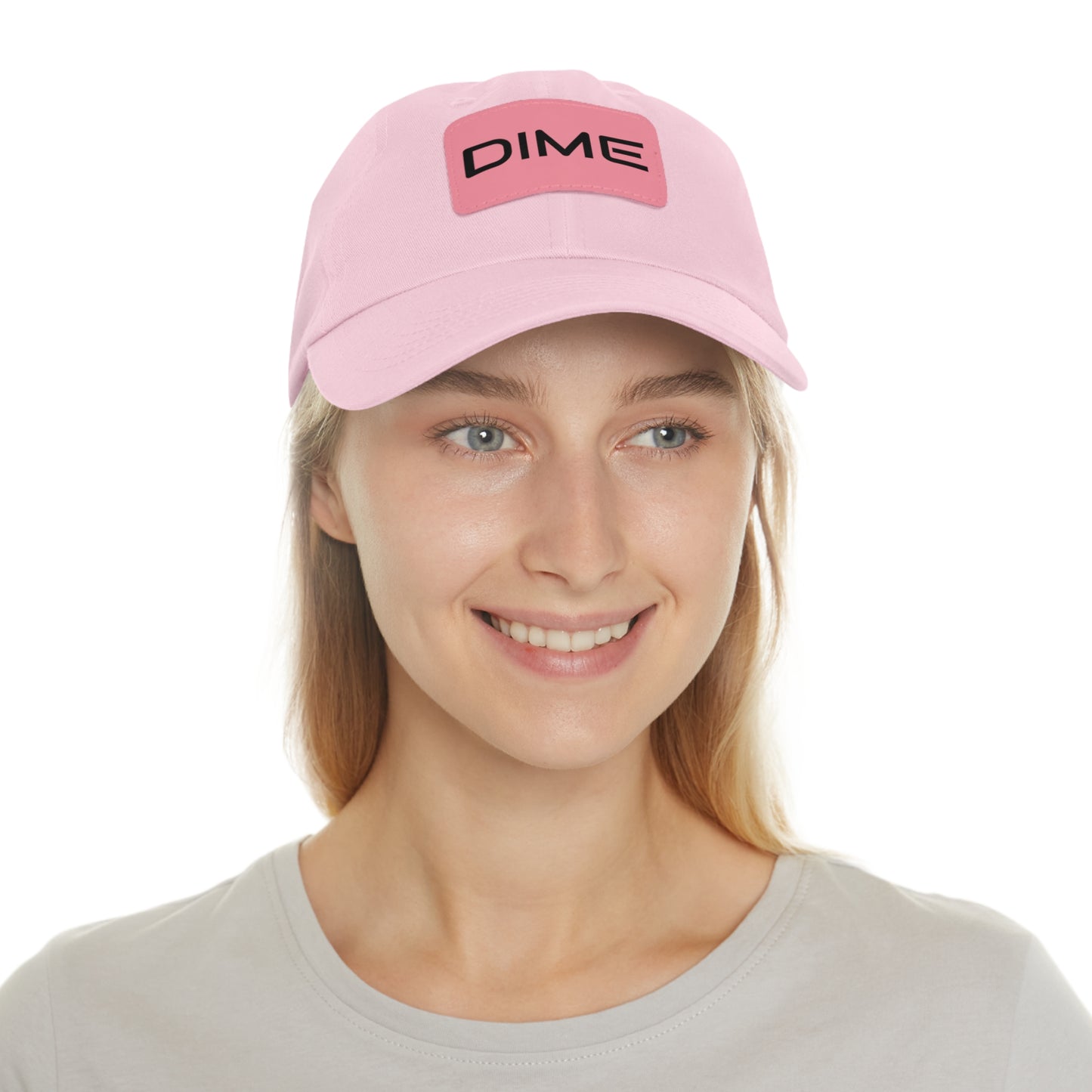 Dime Hat with Leather Patch (Rectangle)