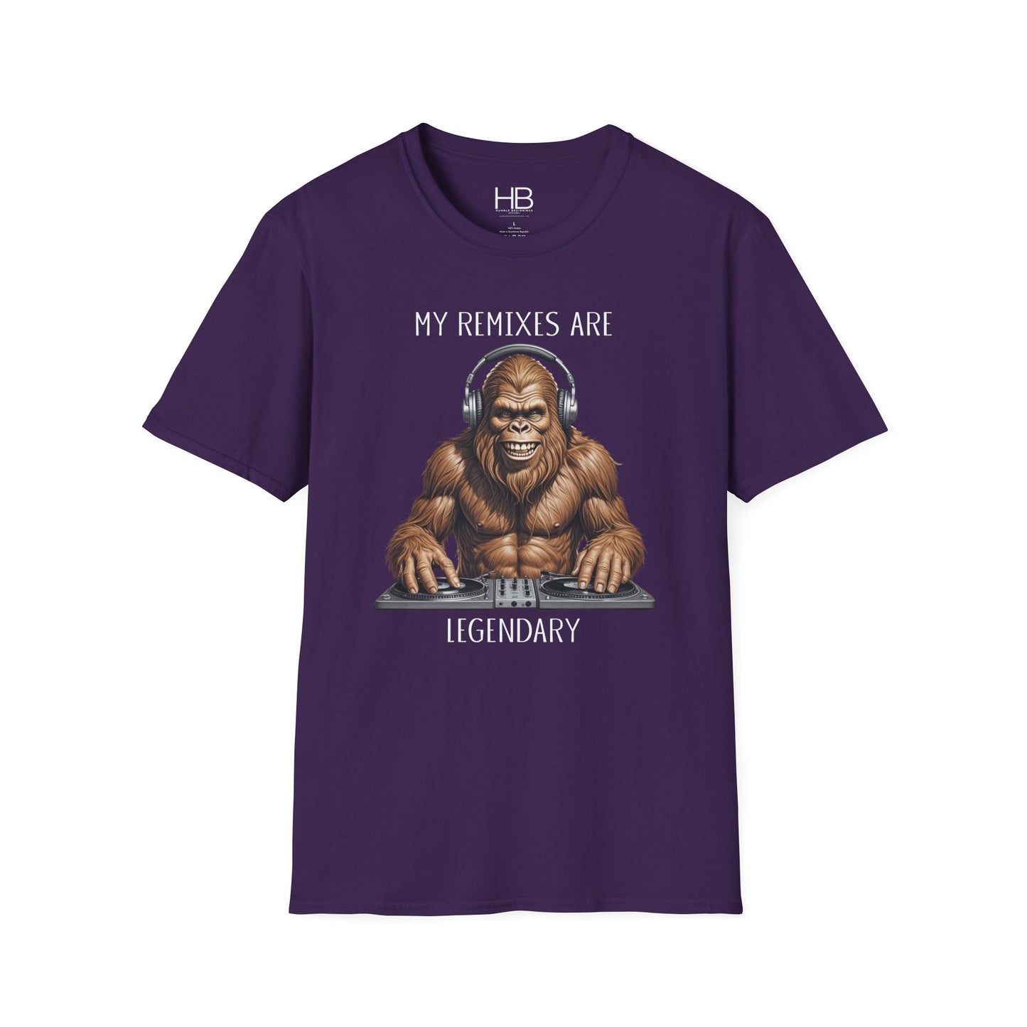 Sasquatch DJ Unisex Softstyle T-Shirt