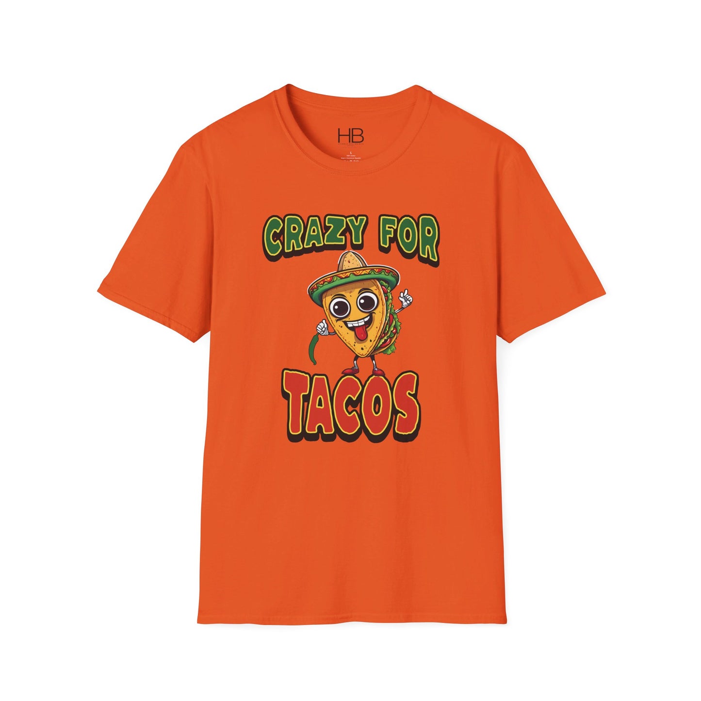 Crazy For Tacos Unisex Softstyle T-Shirt