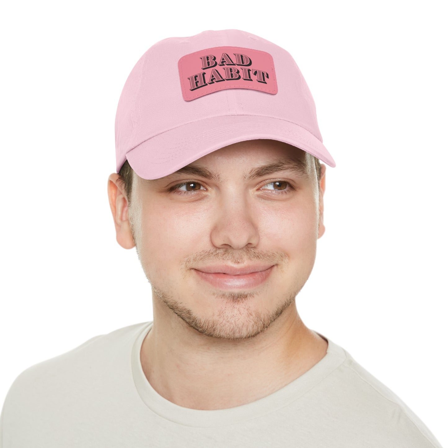 Bad Habit Hat with Leather Patch (Rectangle)