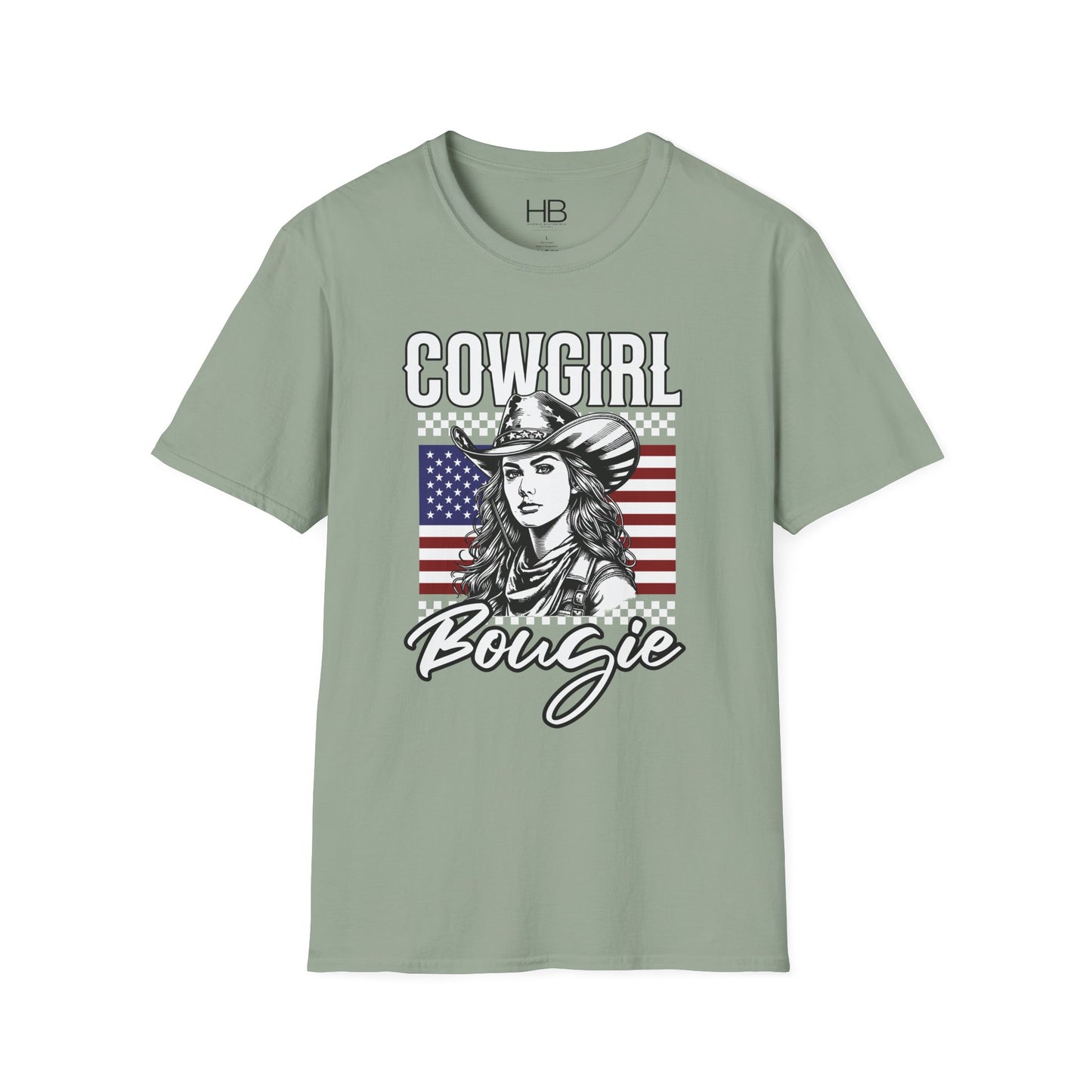 Cowgirl Bougie Flag T-Shirt