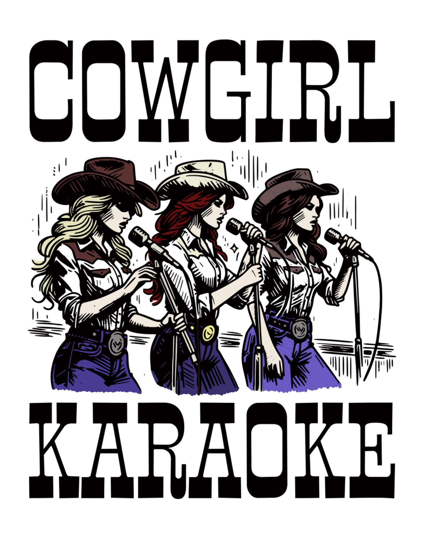 Cowgirl Karaoke Unisex Softstyle T-Shirt
