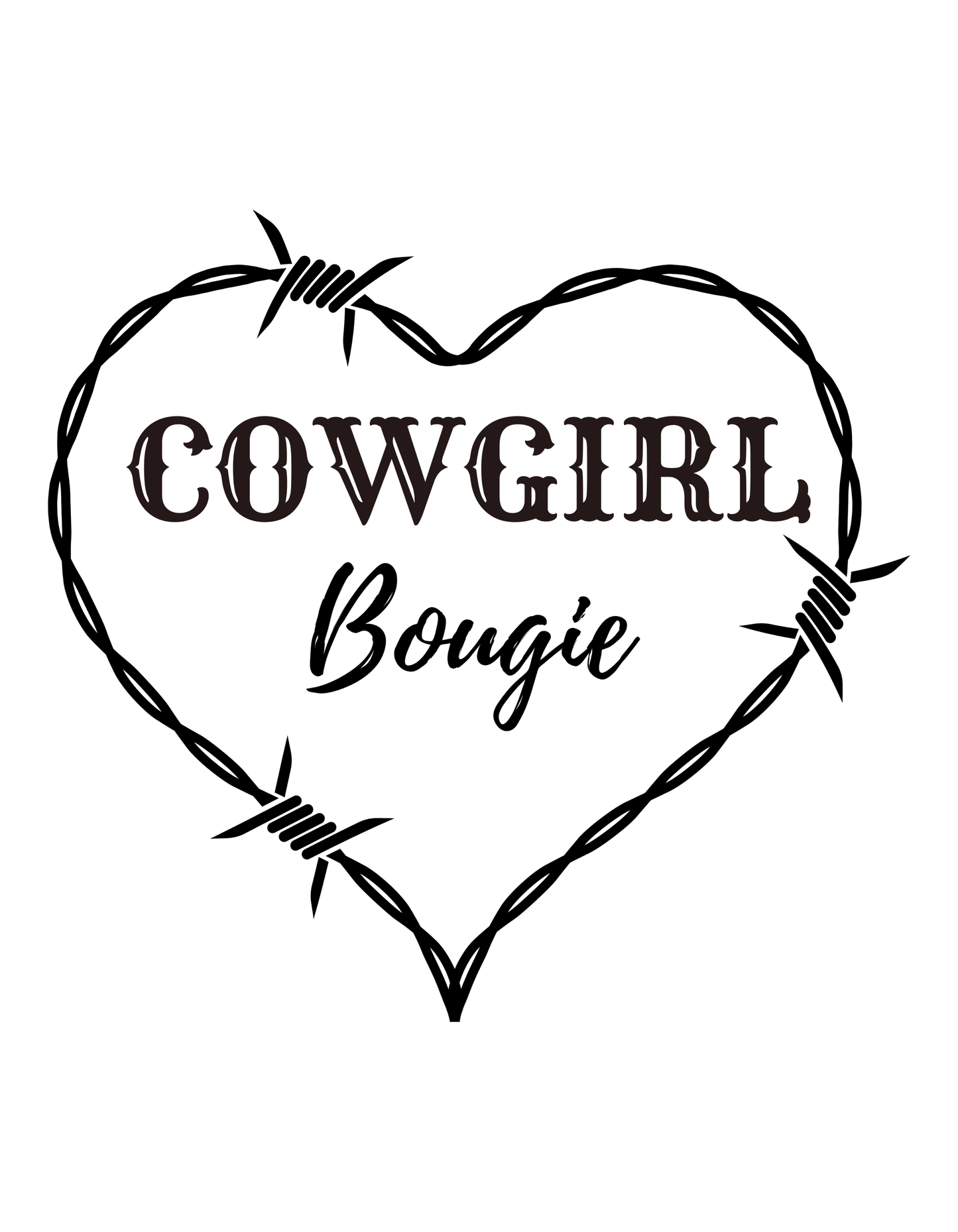 Cowgirl Bougie Barbed Heart Unisex Softstyle T-Shirt