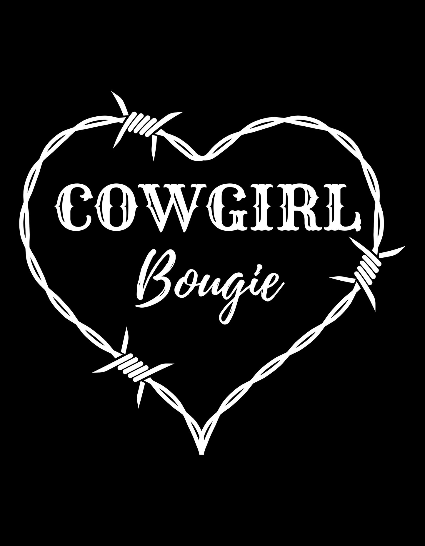 Cowgirl Bougie Barbed Wire Heart Unisex Softstyle T-Shirt