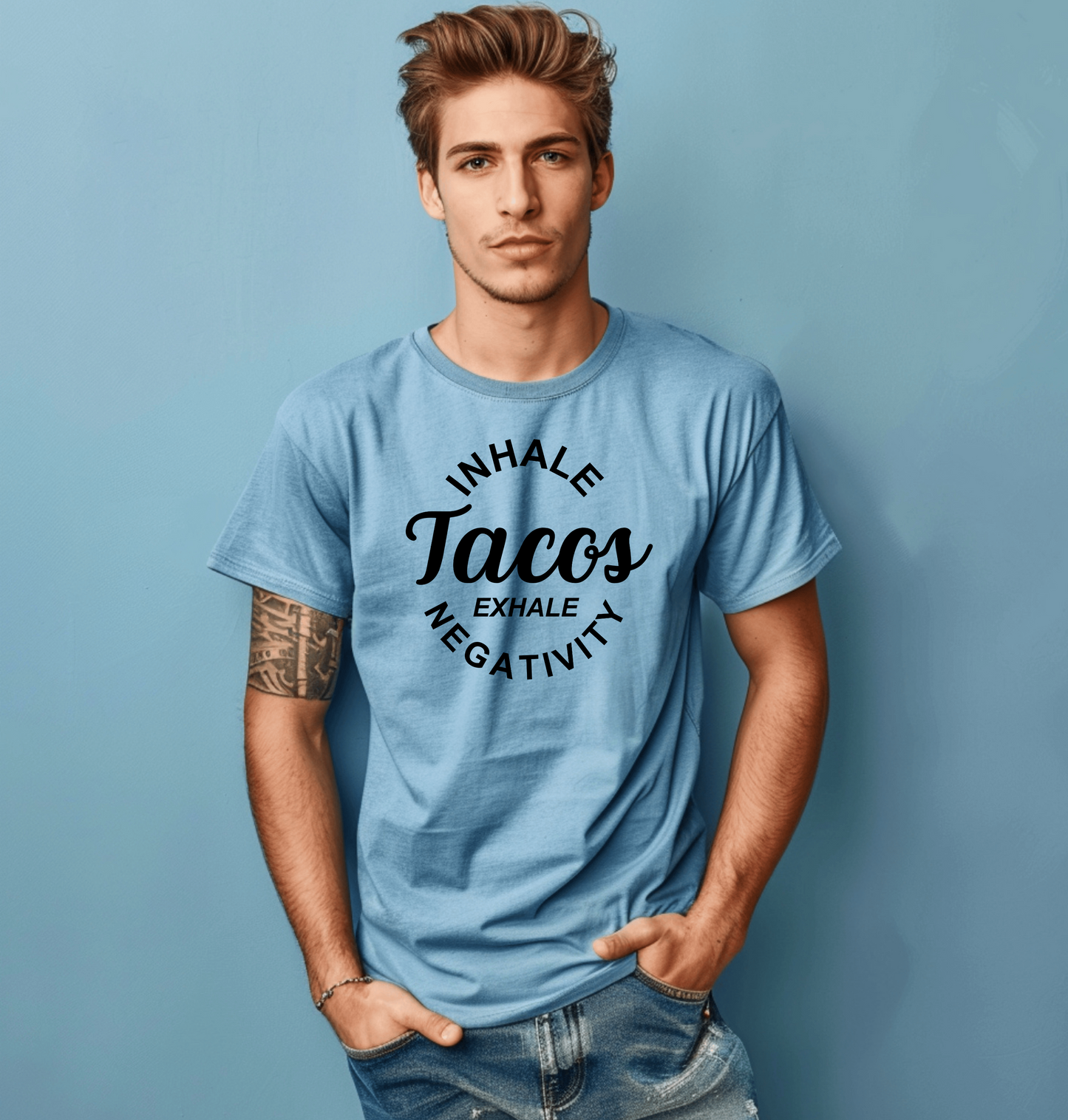 Inhale Tacos Unisex Softstyle T-Shirt