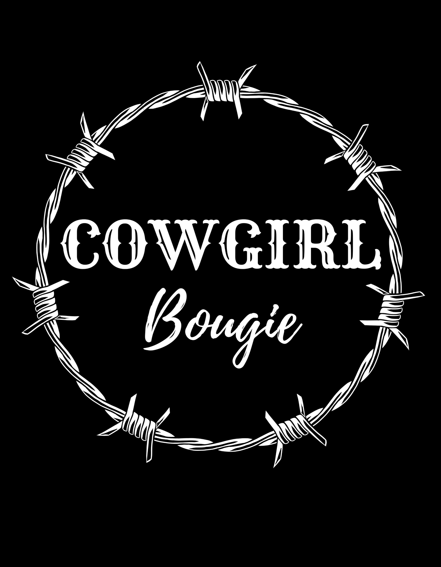 Cowgirl Bougie Barbed Wire Circle Unisex Softstyle T-Shirt