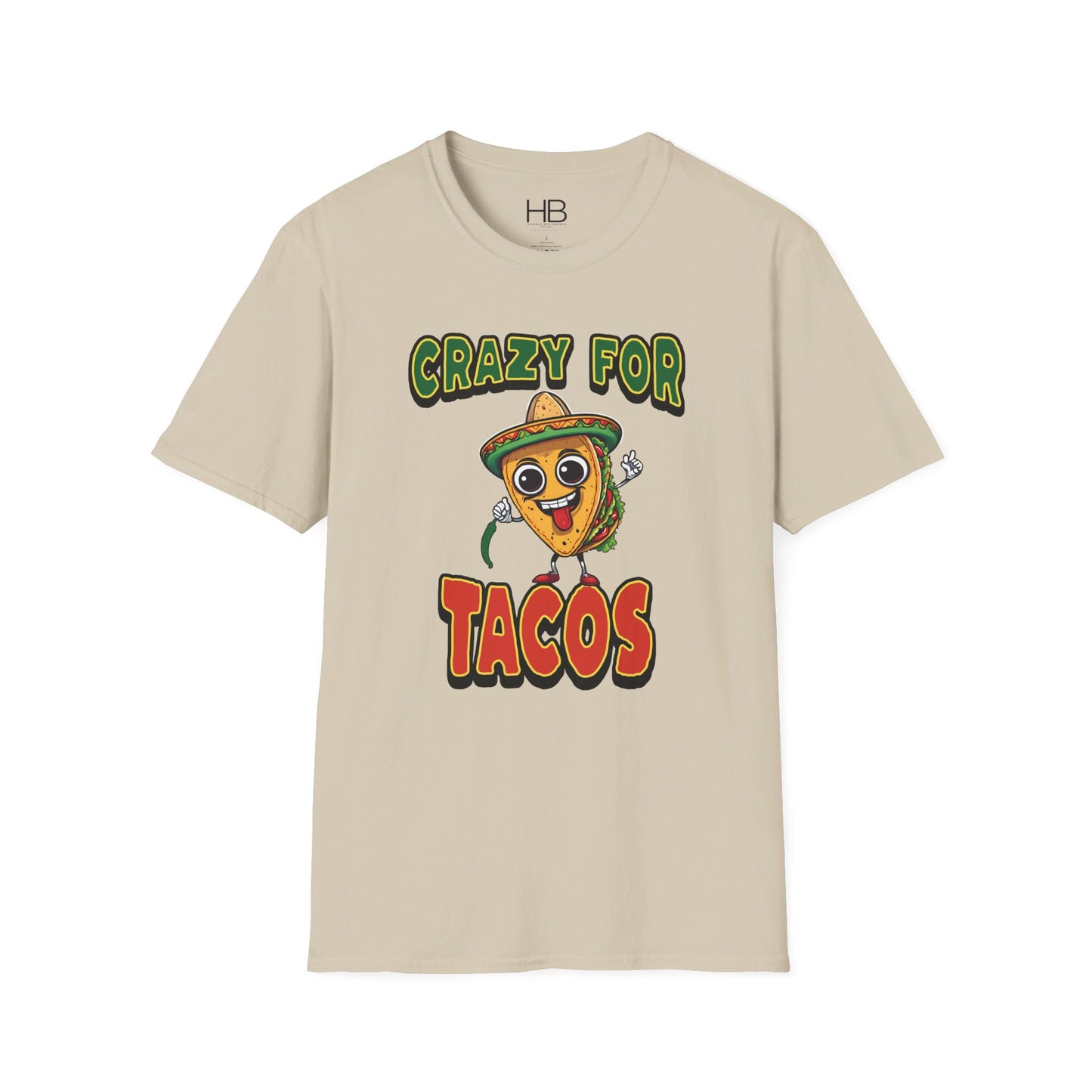 Crazy For Tacos Unisex Softstyle T-Shirt