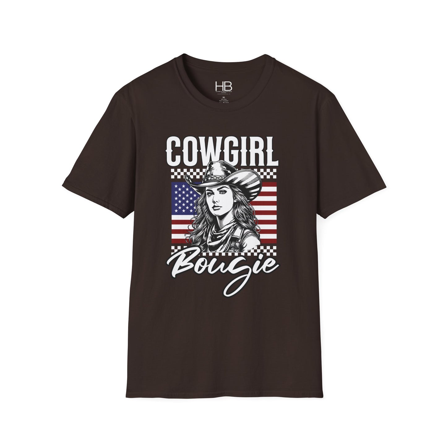 Cowgirl Bougie Flag T-Shirt