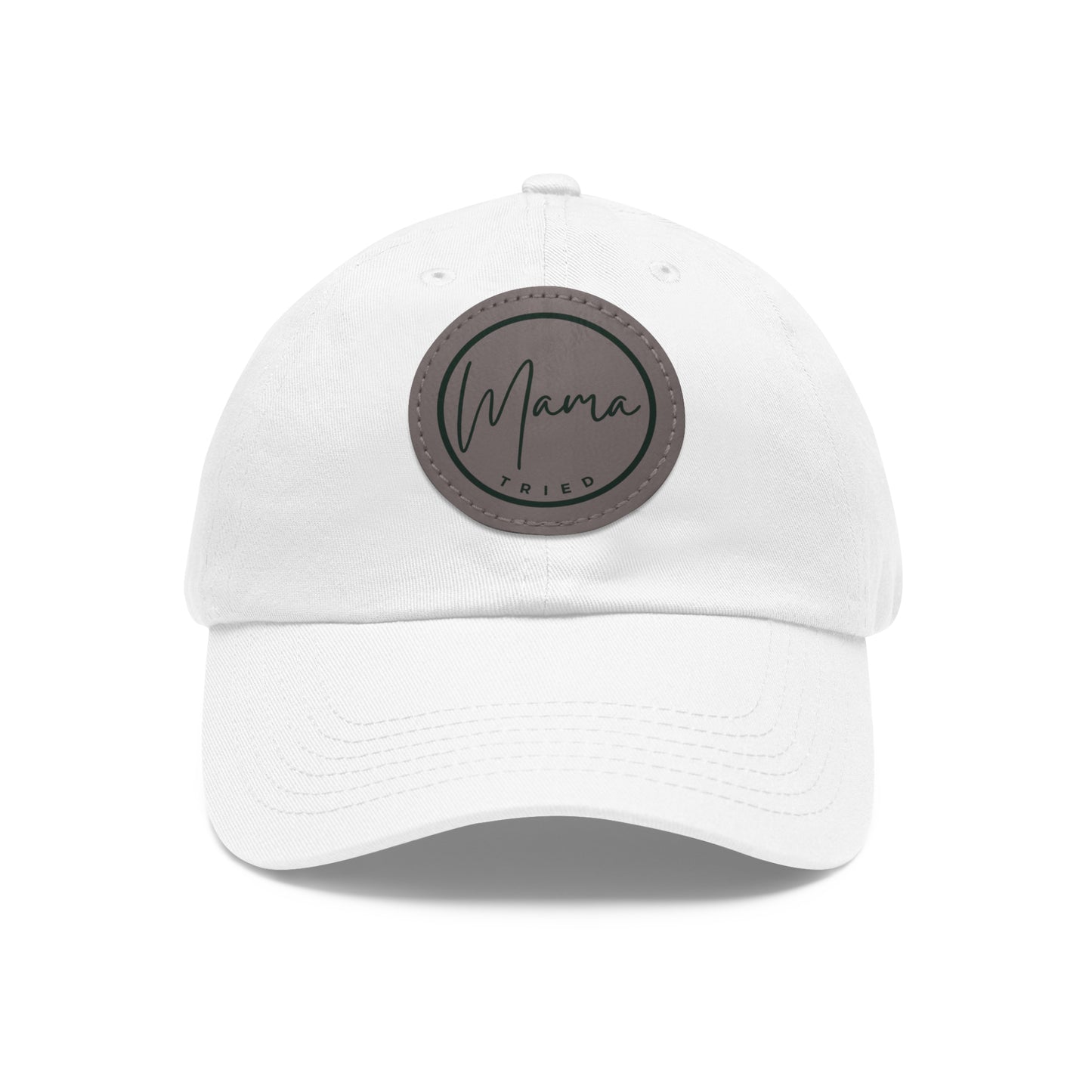 Mama Tried Hat with Leather Patch (Round)