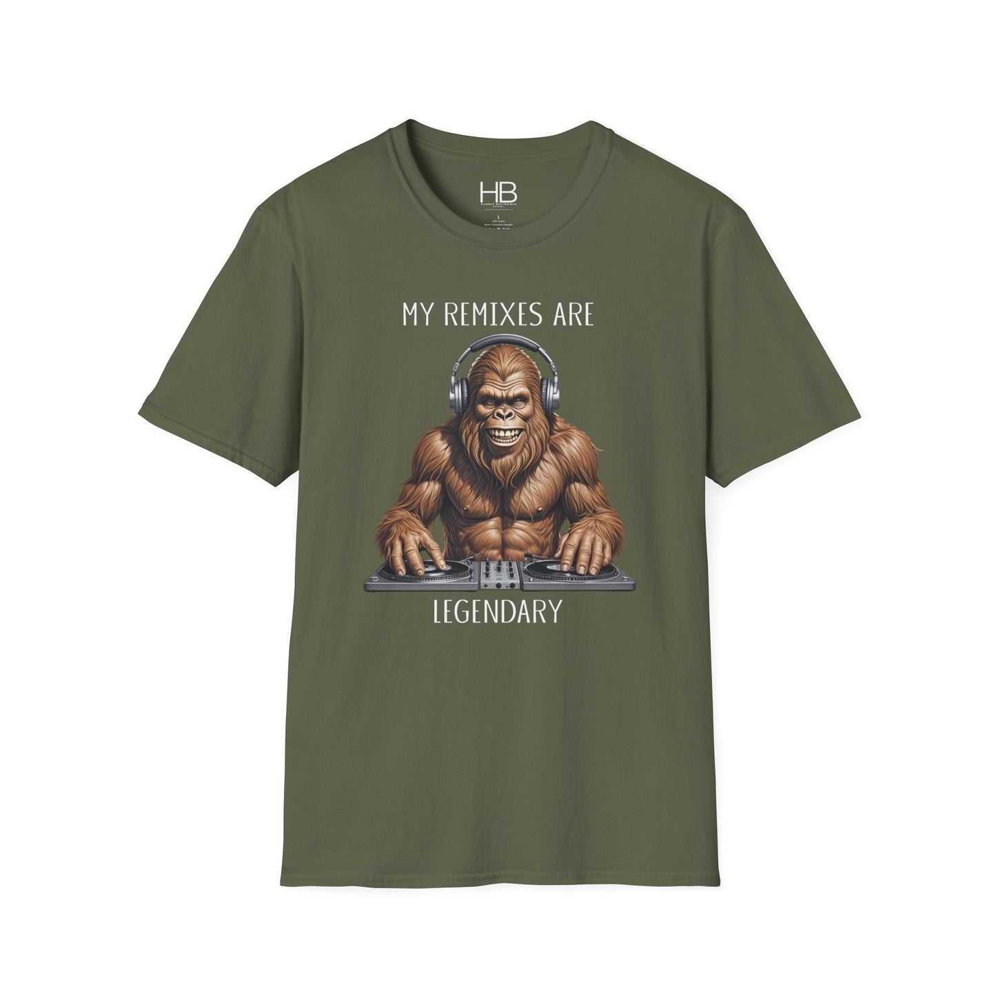 Sasquatch DJ Unisex Softstyle T-Shirt