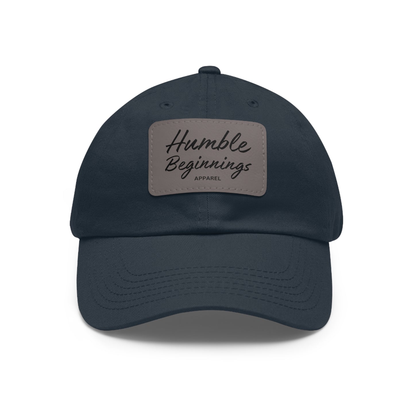 Humble Beginnings Hat with Leather Patch (Rectangle)