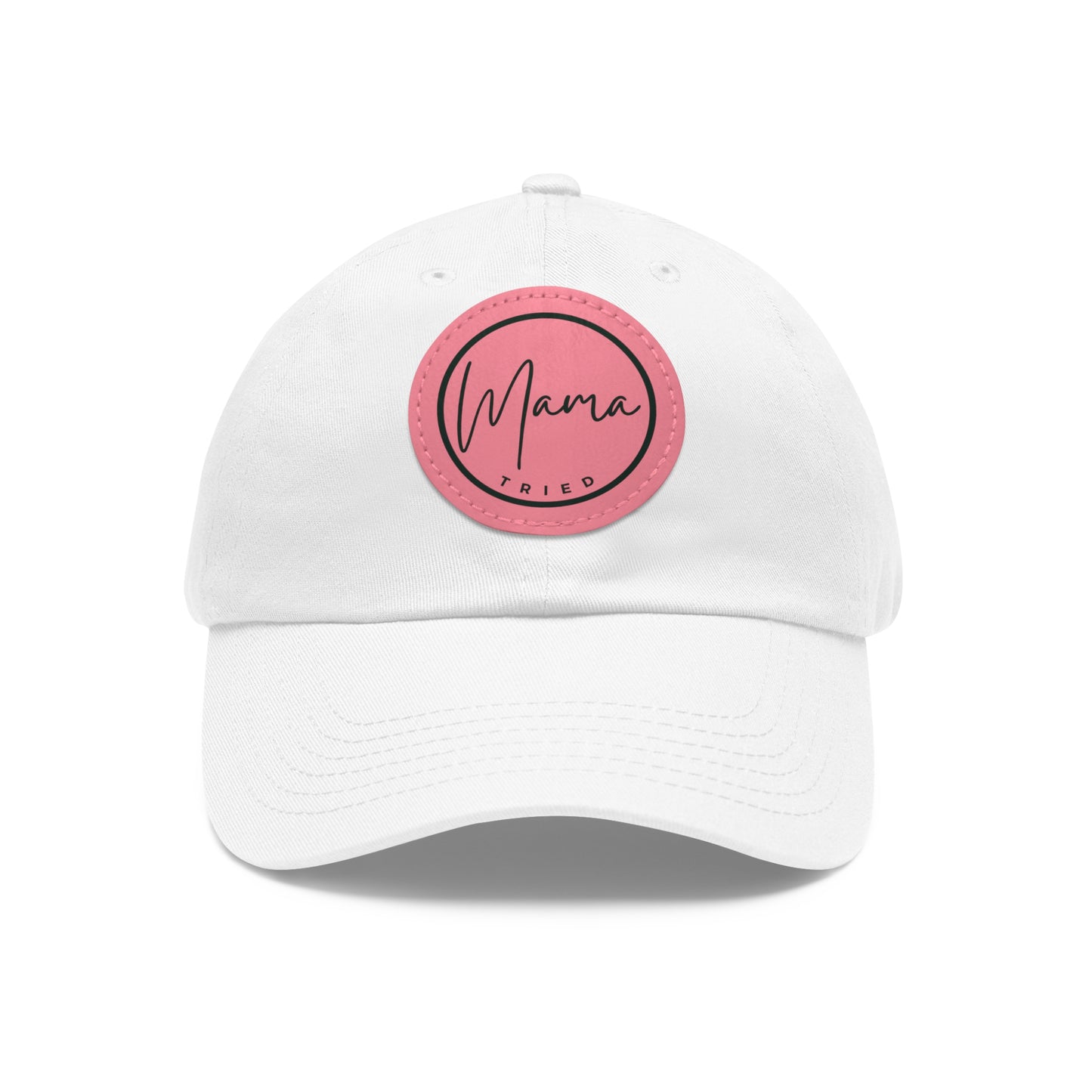 Mama Tried Hat with Leather Patch (Round)