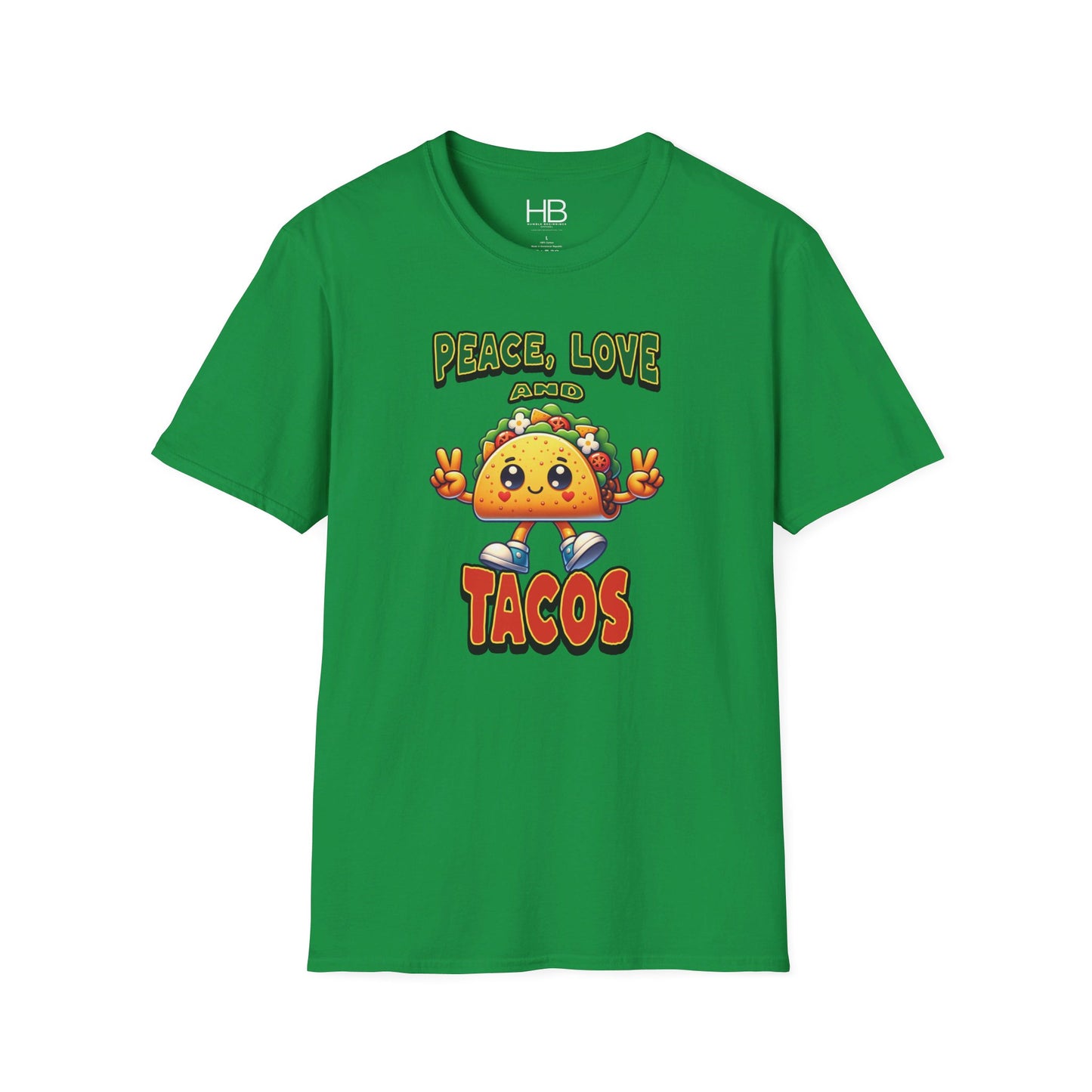 Peace Love and Tacos Unisex Softstyle T-Shirt