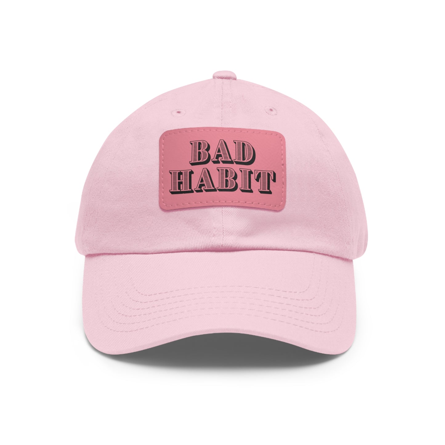 Bad Habit Hat with Leather Patch (Rectangle)