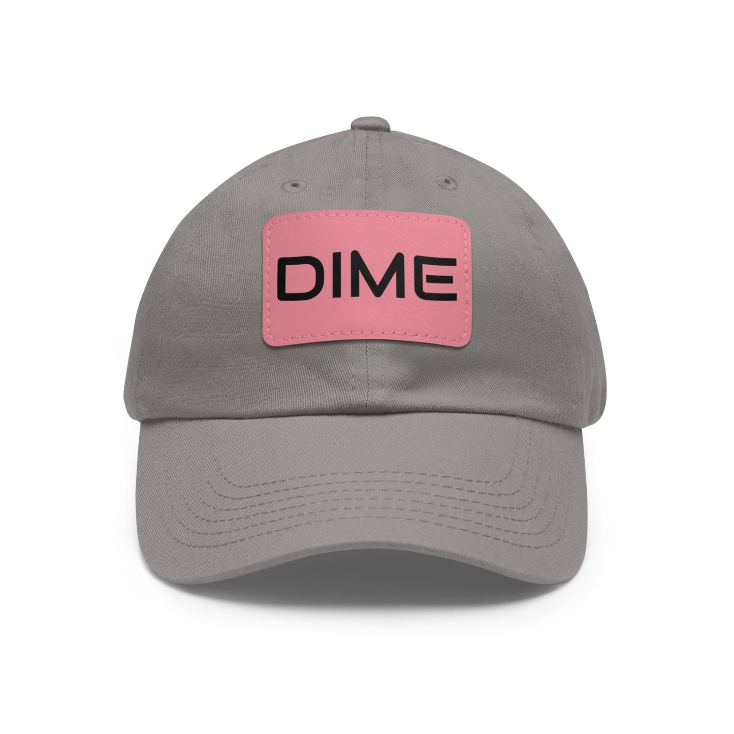 Dime Hat with Leather Patch (Rectangle)