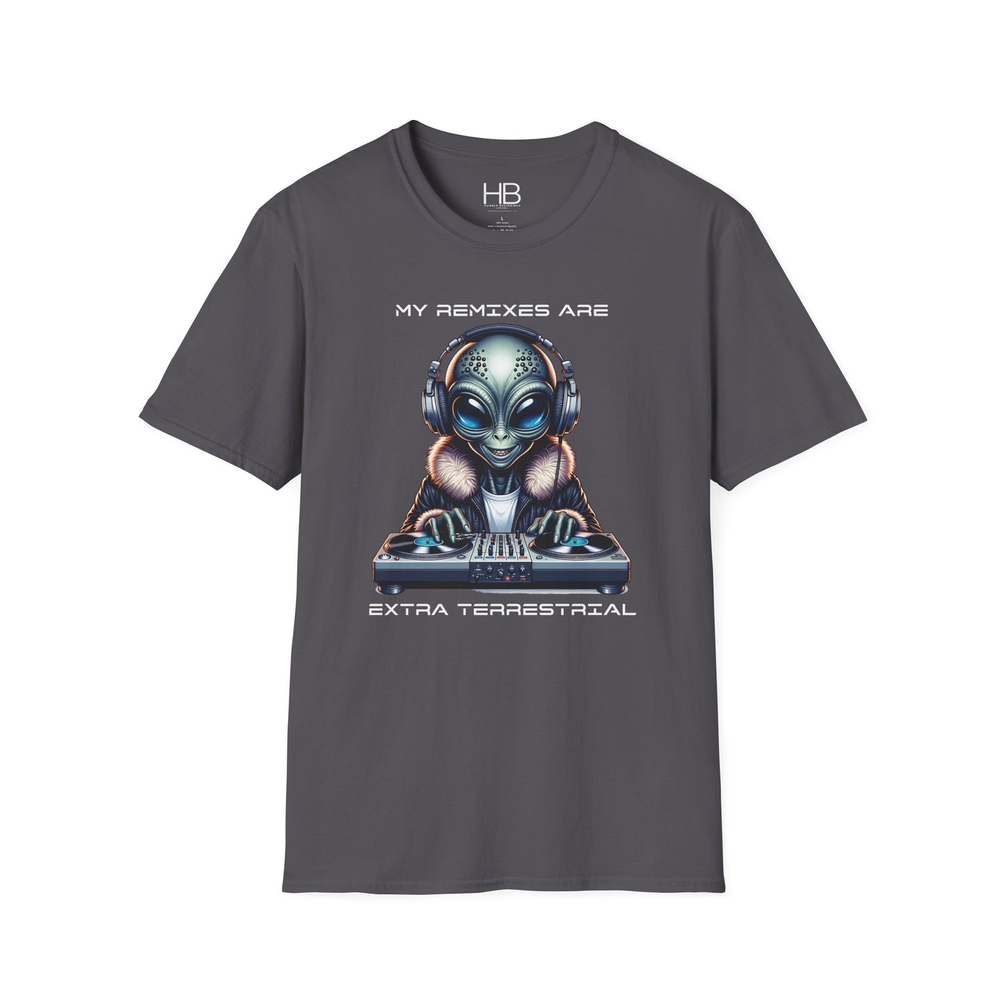 Alien DJ Unisex Softstyle T-Shirt