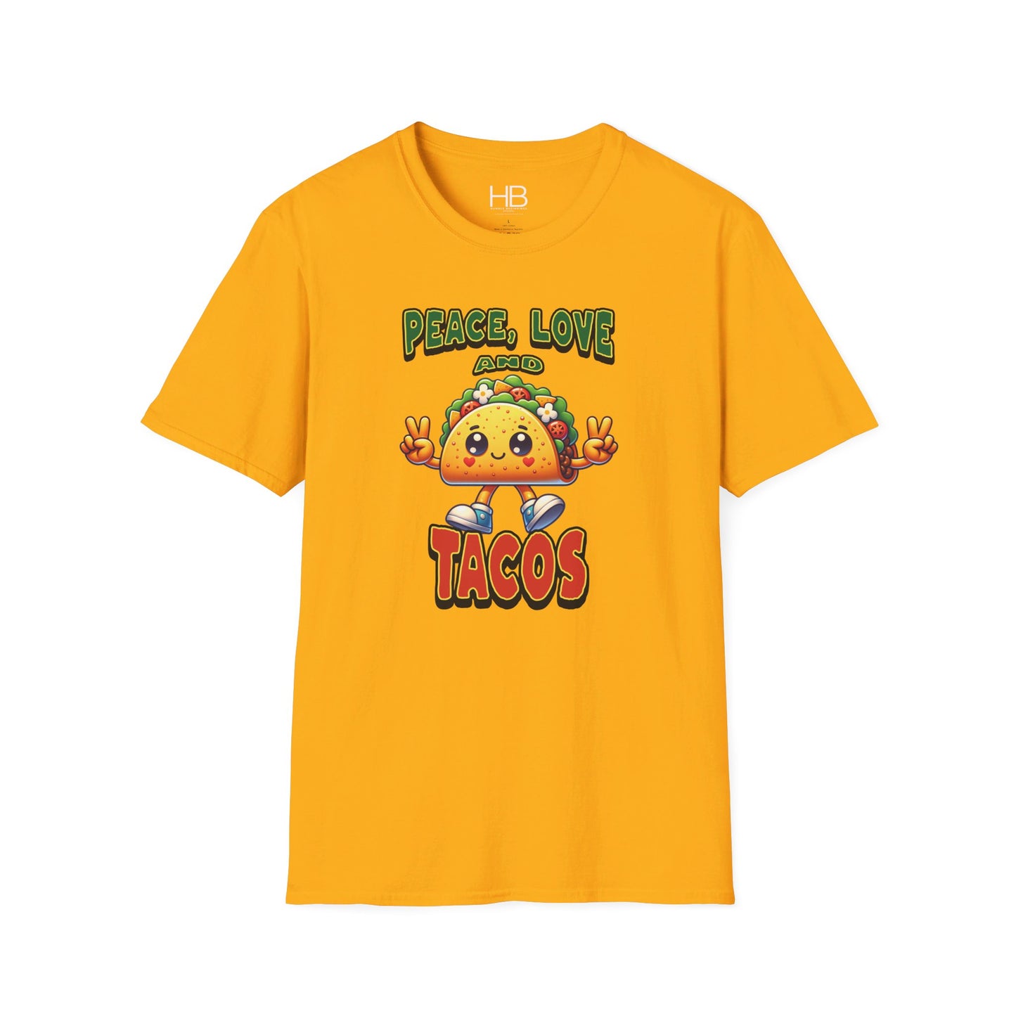 Peace Love and Tacos Unisex Softstyle T-Shirt