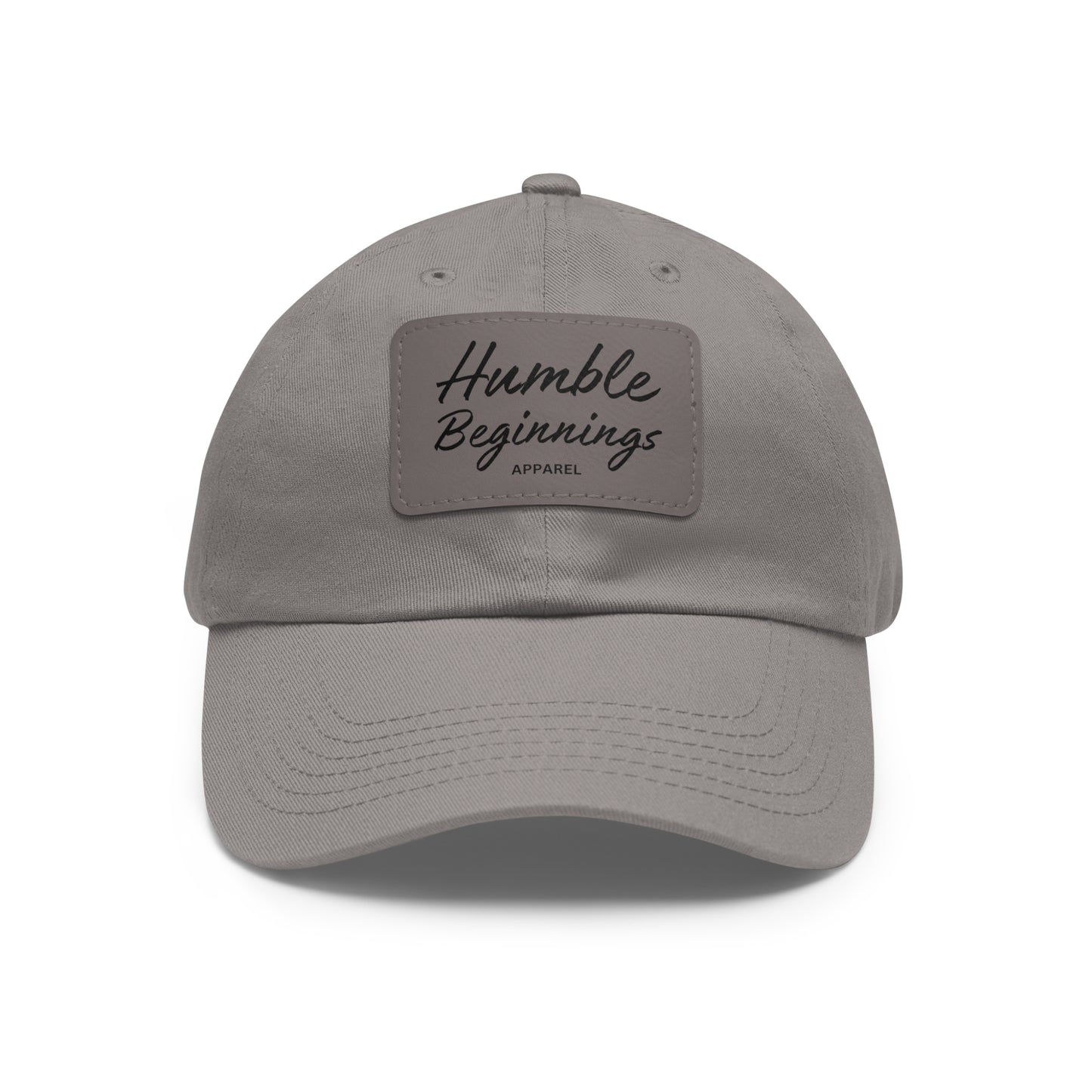 Humble Beginnings Hat with Leather Patch (Rectangle)