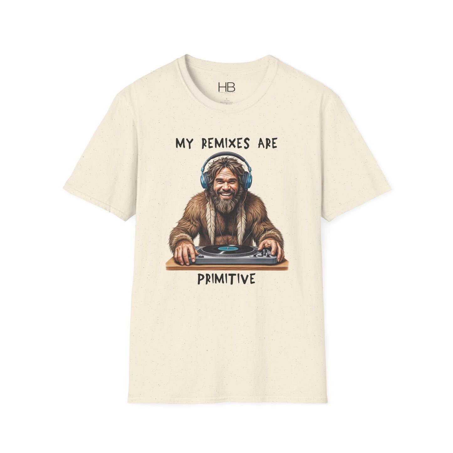 Caveman DJ Unisex Softstyle T-Shirt