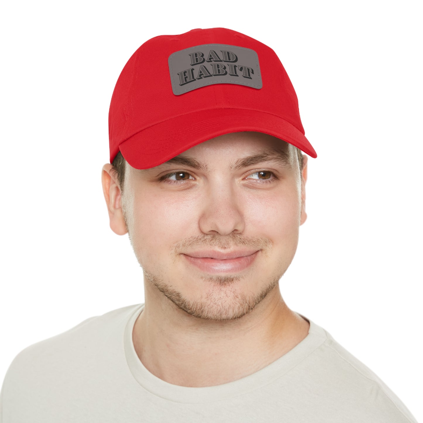 Bad Habit Hat with Leather Patch (Rectangle)