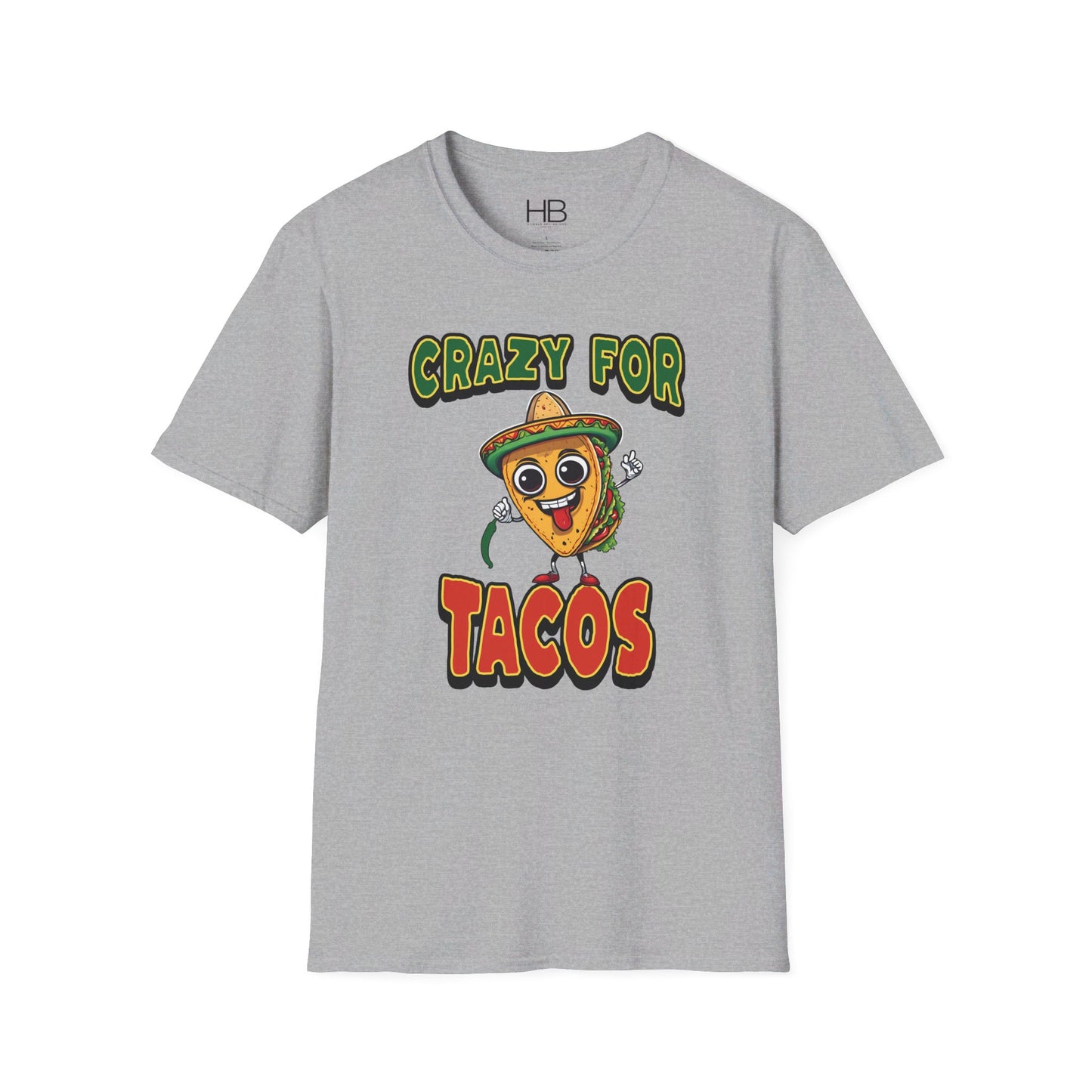 Crazy For Tacos Unisex Softstyle T-Shirt