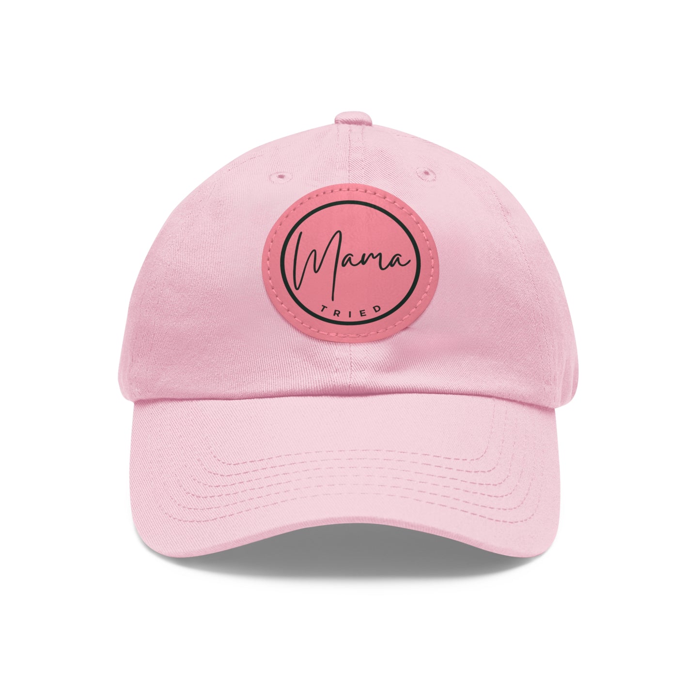 Mama Tried Hat with Leather Patch (Round)