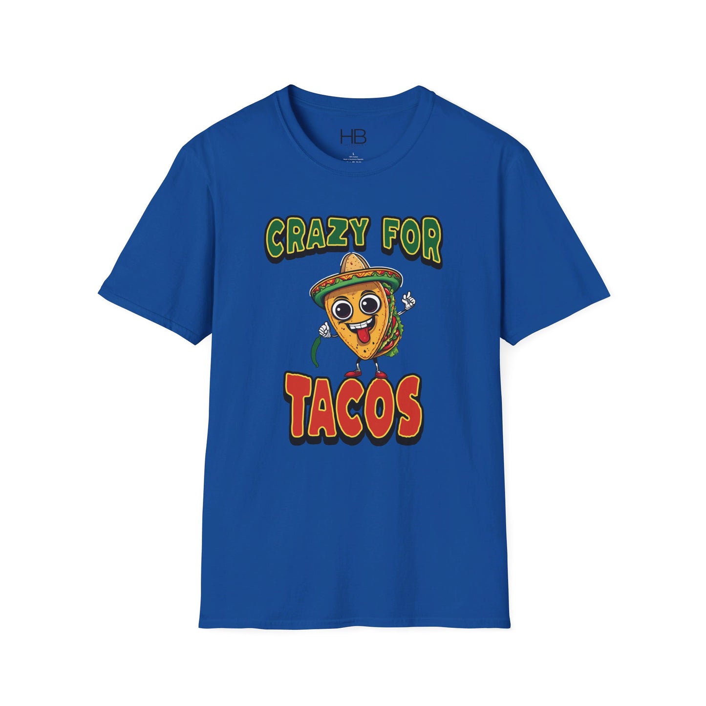 Crazy For Tacos Unisex Softstyle T-Shirt