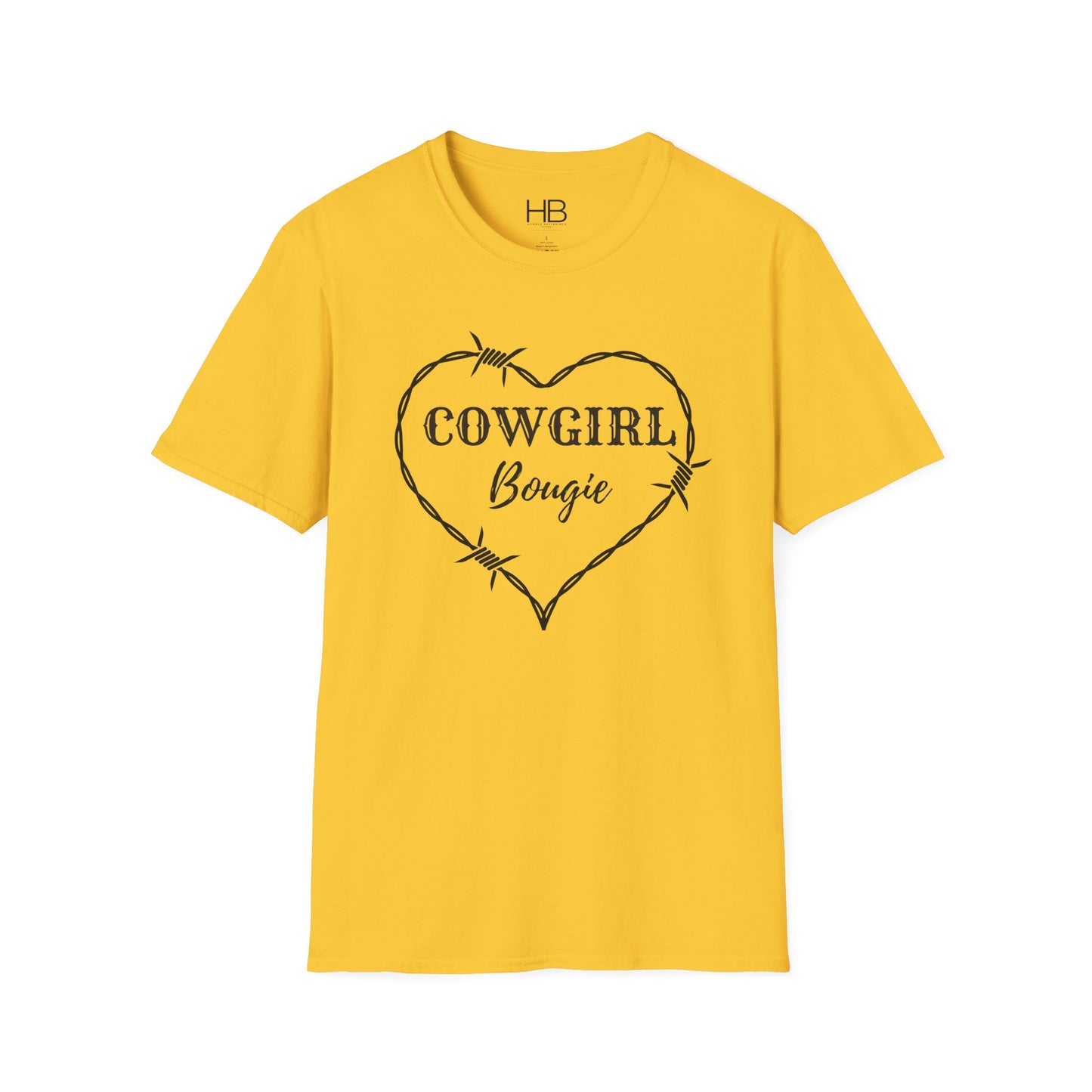 Cowgirl Bougie Barbed Heart Unisex Softstyle T-Shirt
