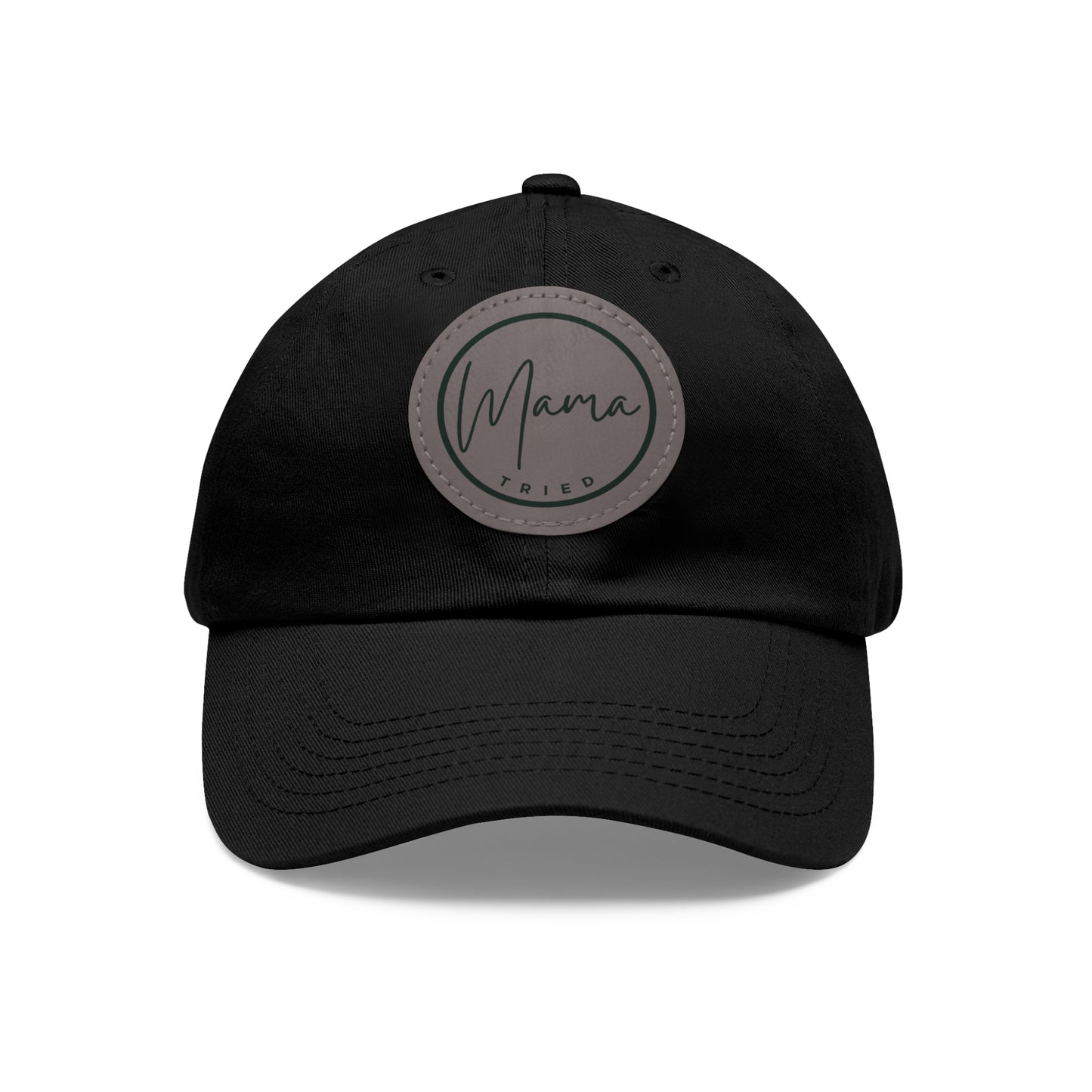 Mama Tried Hat with Leather Patch (Round)