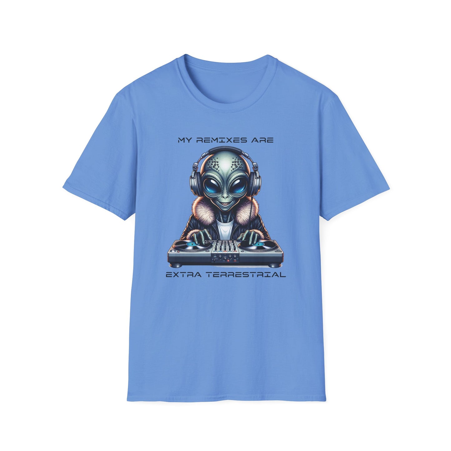 Alien DJ Unisex Softstyle T-Shirt
