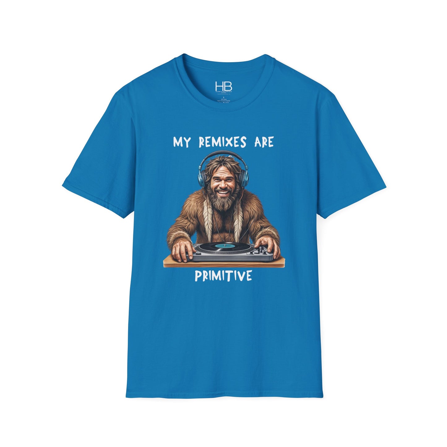 Caveman DJ Unisex Softstyle T-Shirt