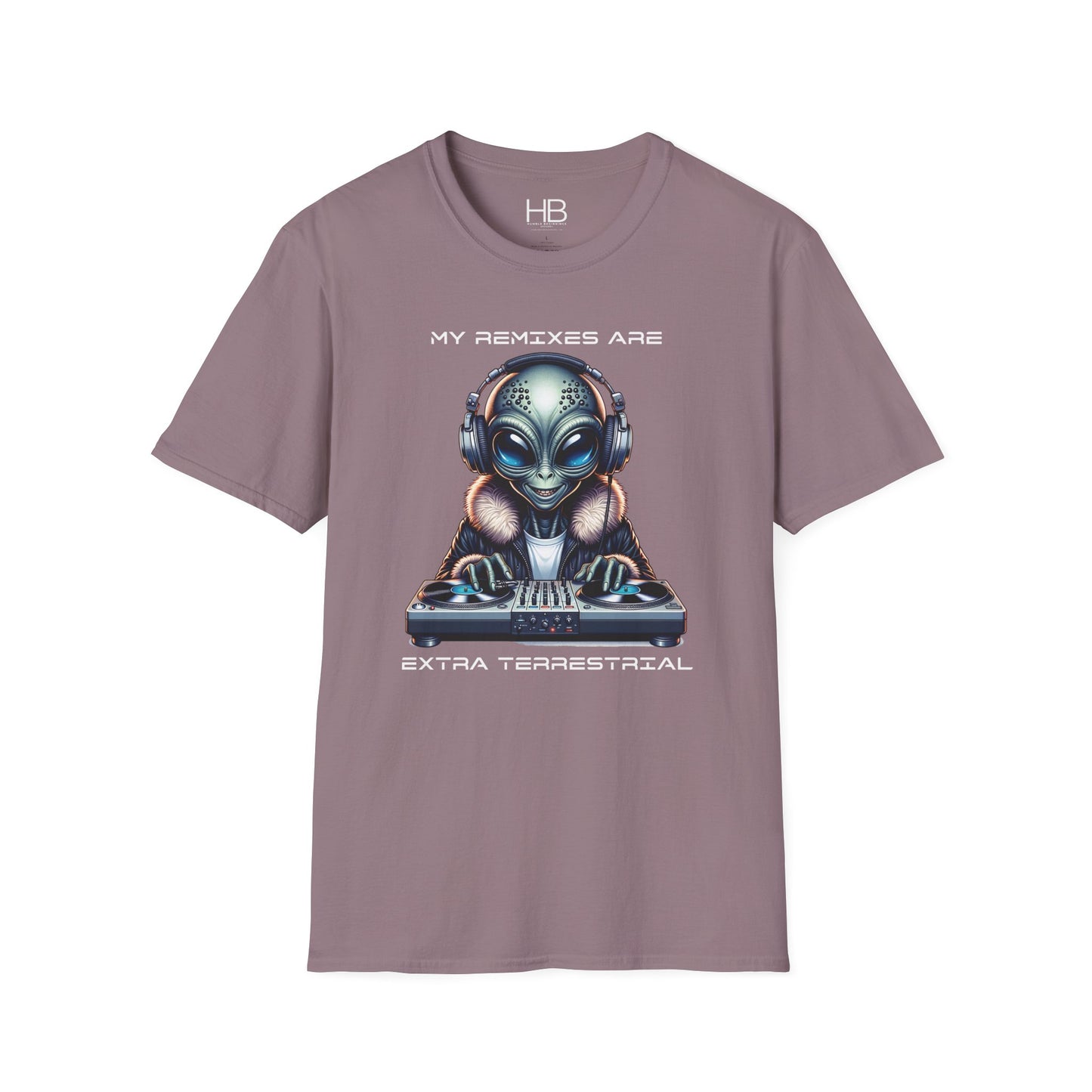 Alien DJ Unisex Softstyle T-Shirt