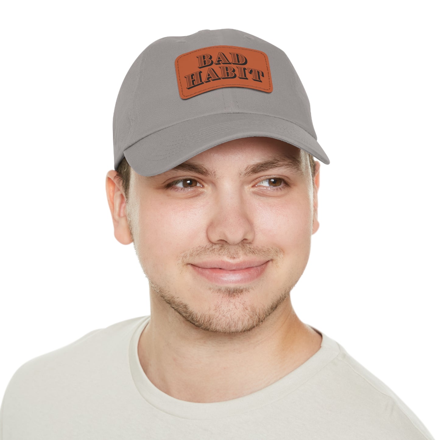 Bad Habit Hat with Leather Patch (Rectangle)