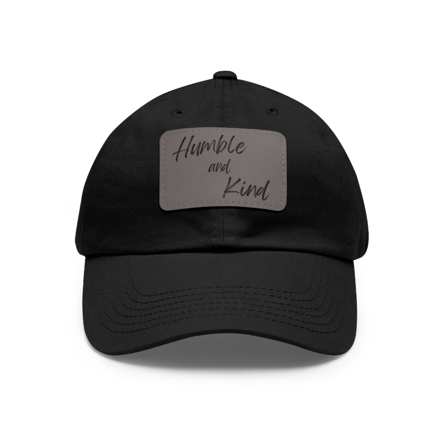 Humble and Kind Hat with Leather Patch (Rectangle)